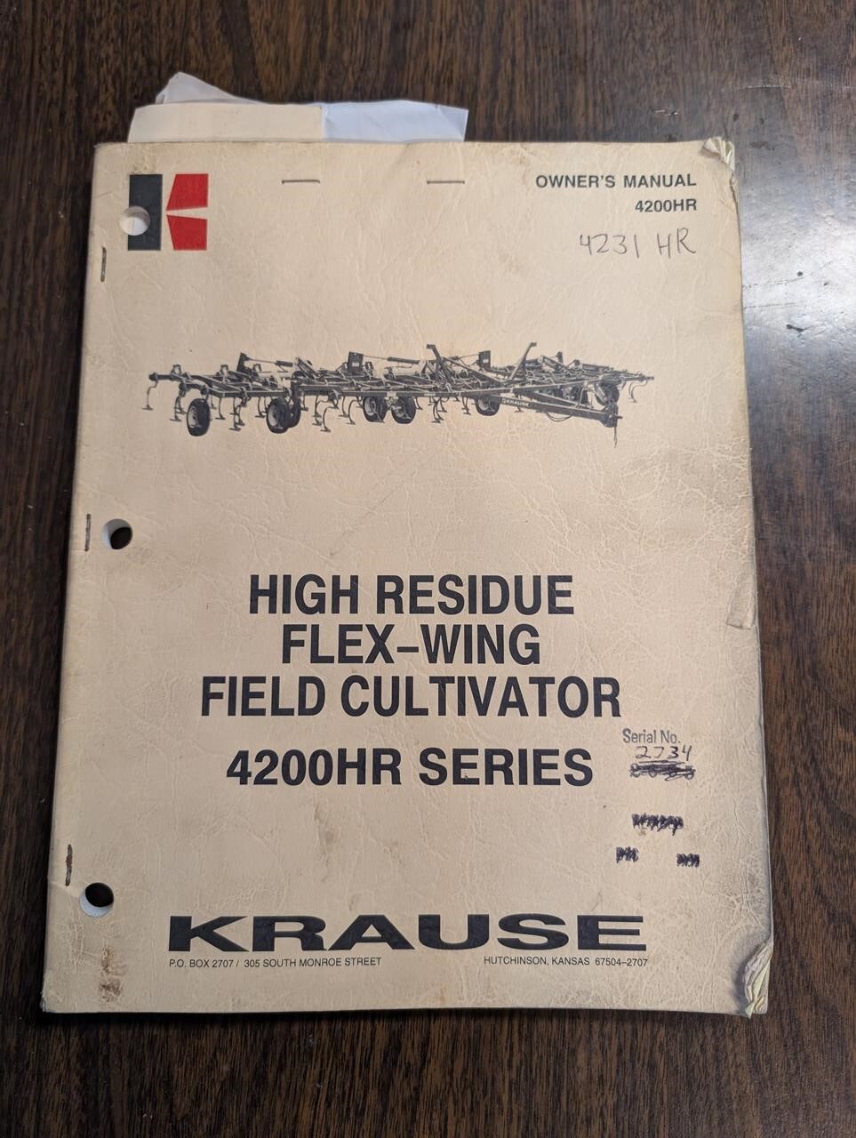  Krause 4200 Field Cultivator