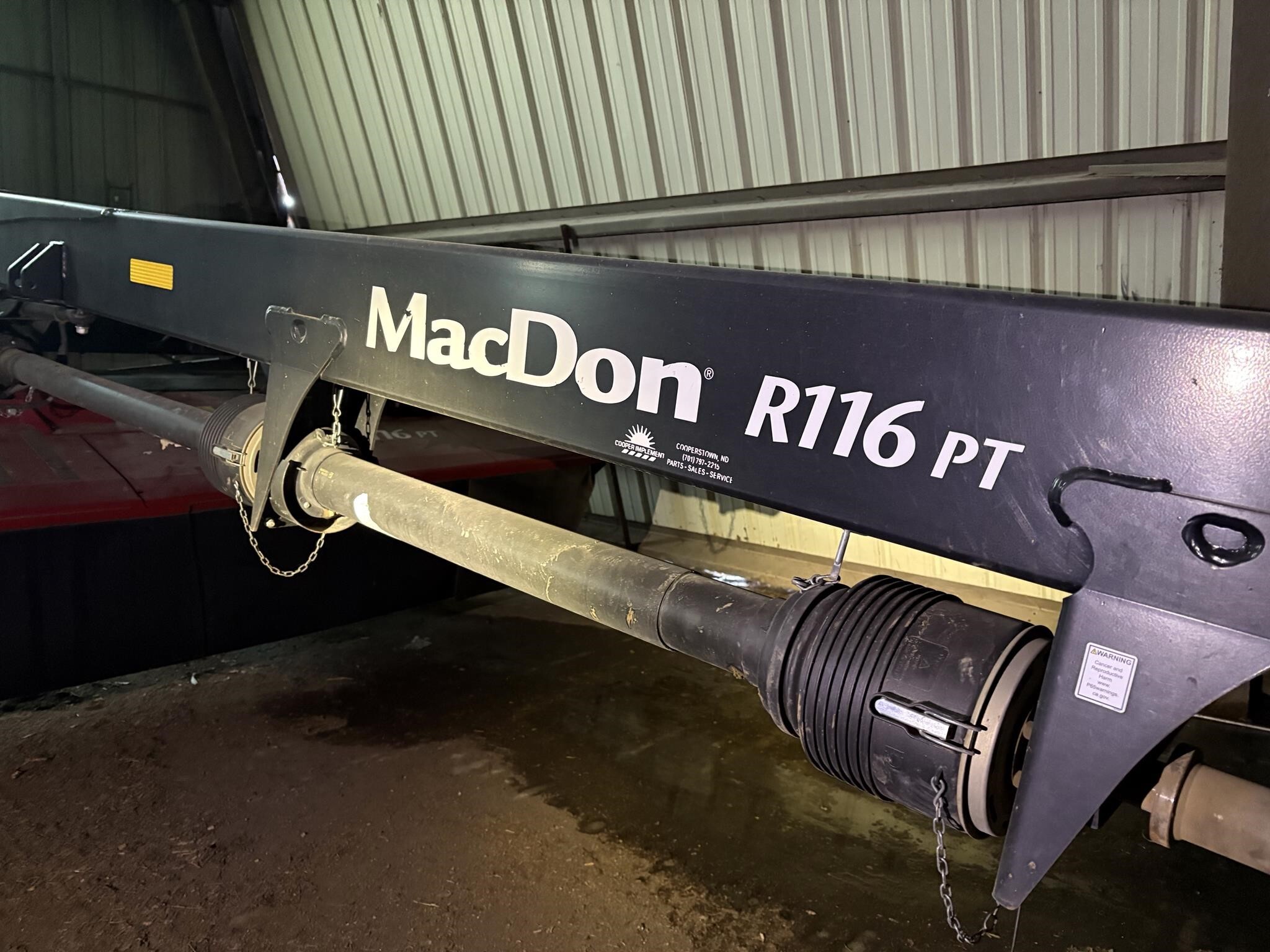 2021 MacDon R116PT Pull-Type Windrowers and Swather