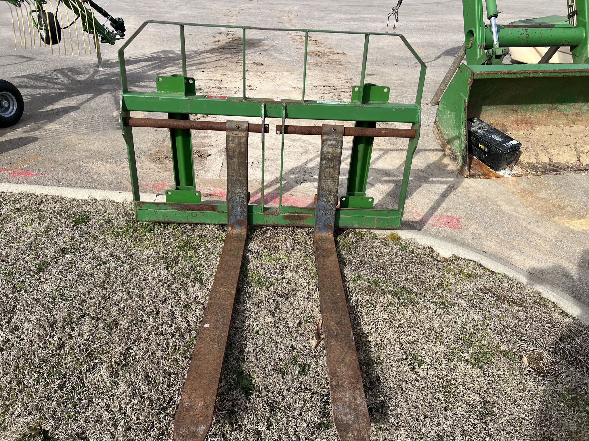  John Deere Forks Loader and Skid Steer Attachment