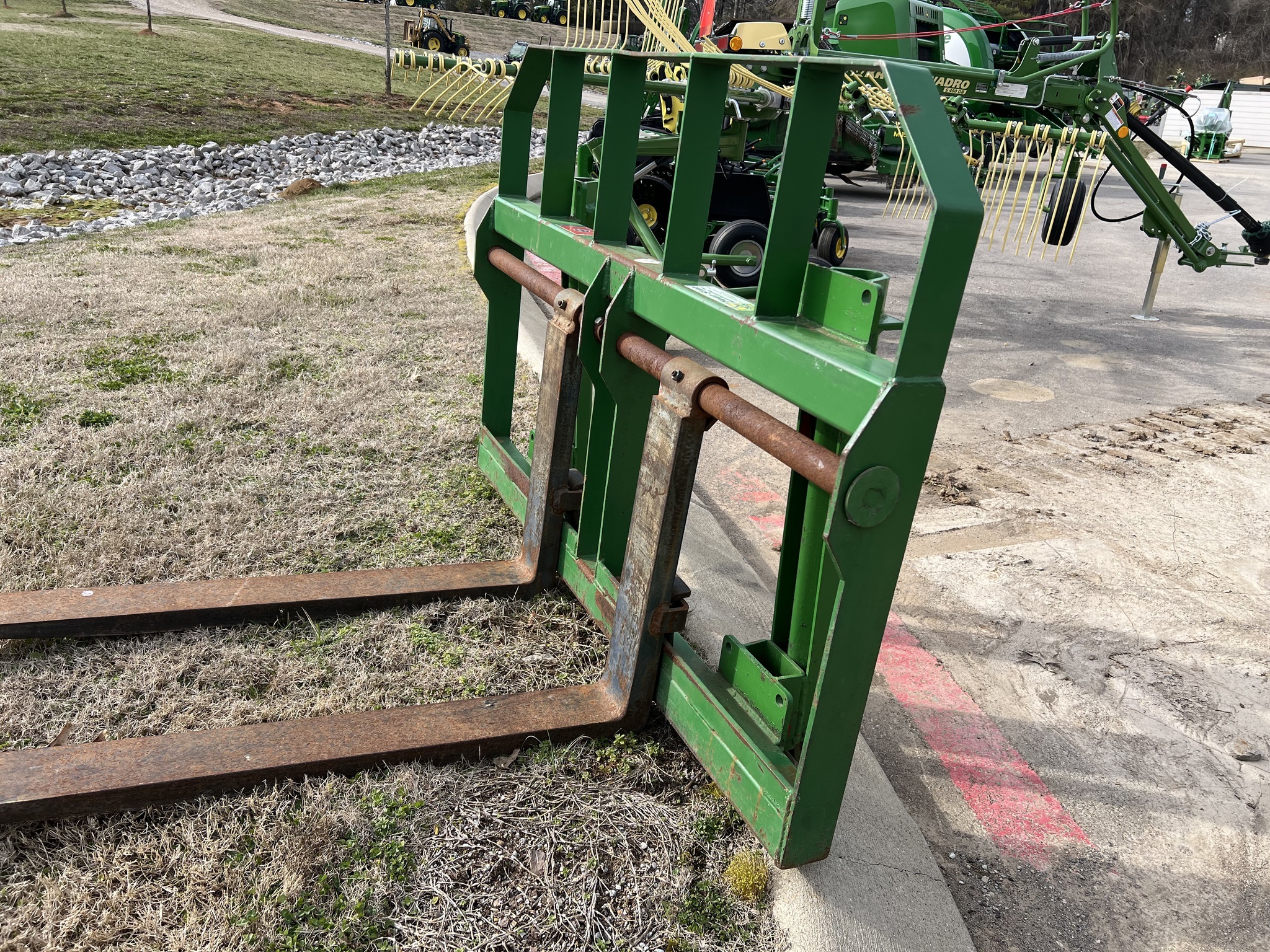  John Deere Forks Loader and Skid Steer Attachment