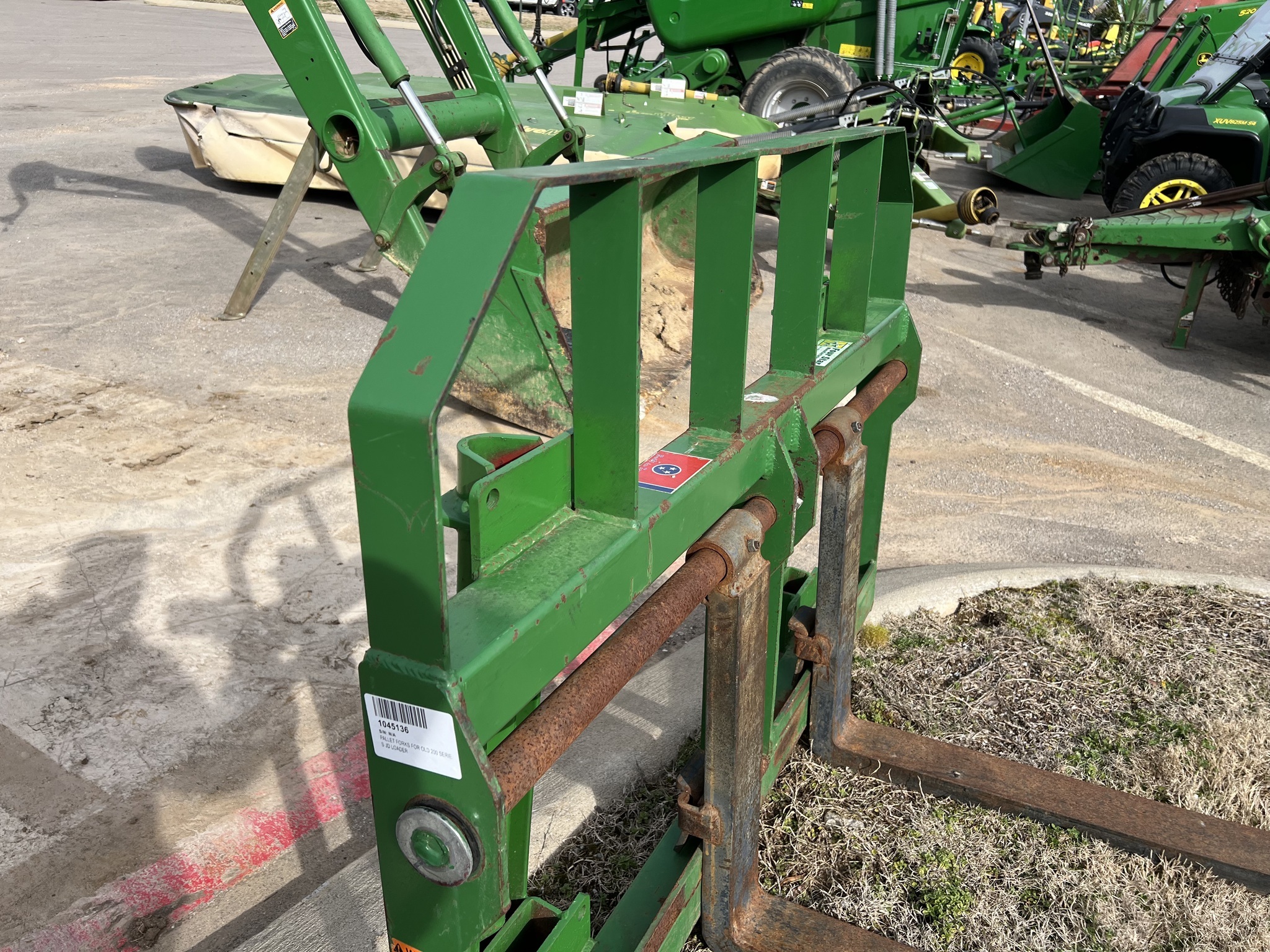  John Deere Forks Loader and Skid Steer Attachment