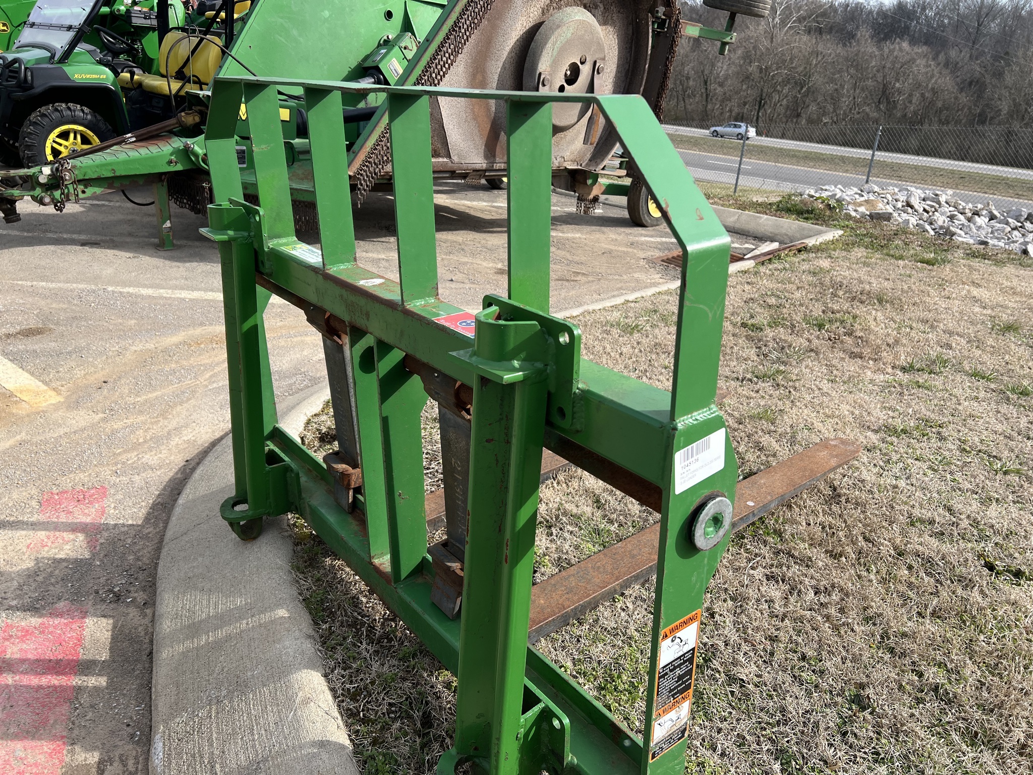  John Deere Forks Loader and Skid Steer Attachment