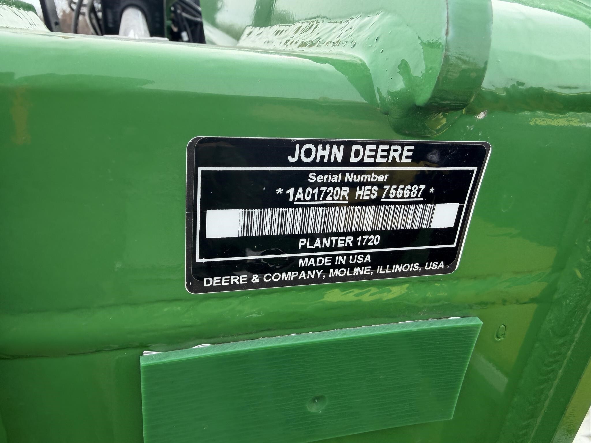 2014 John Deere 1720 Planter