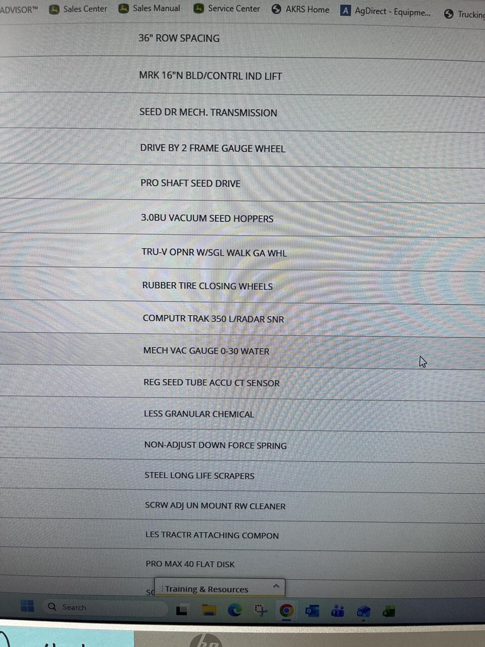 2014 John Deere 1720 Planter