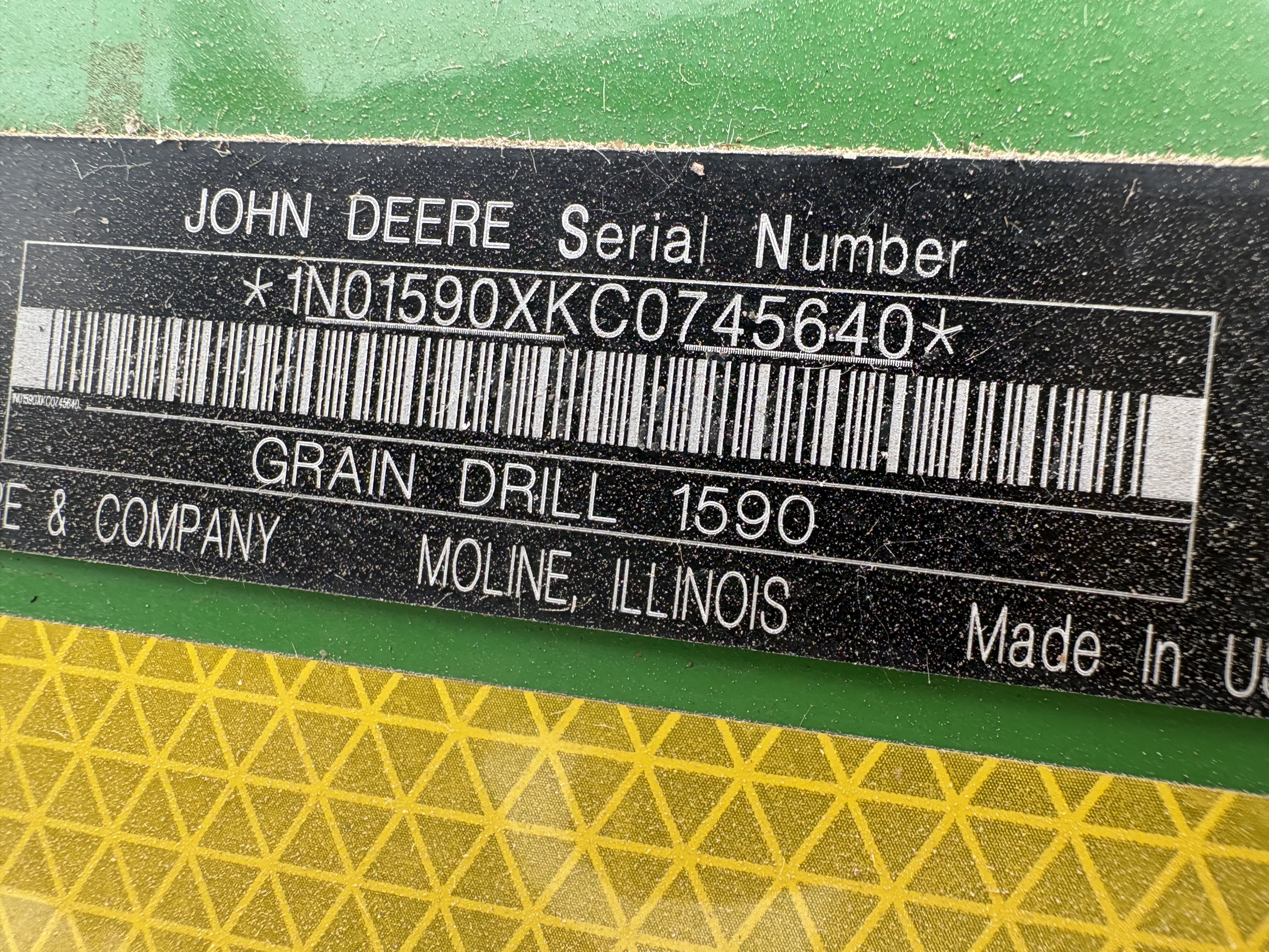 2012 John Deere 1590 Drill