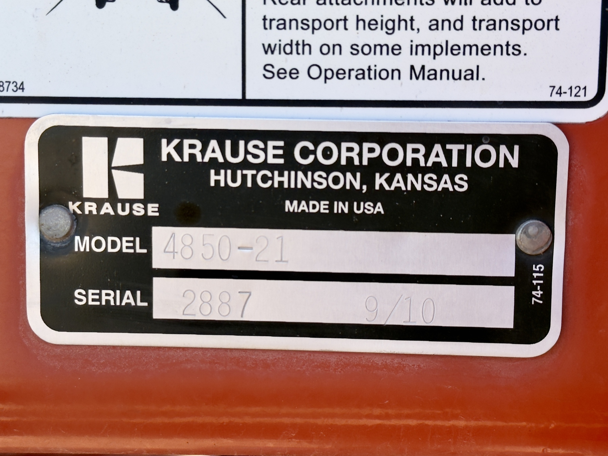 2010 Krause Dominator 4850 Disk Chisel