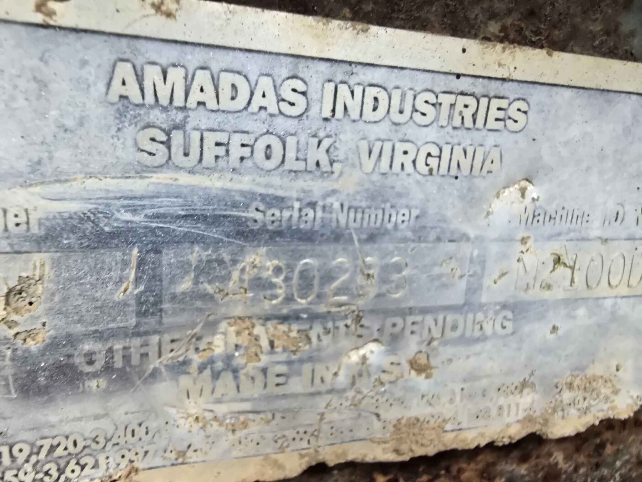 2005 Amadas 2100 Peanut Equipment
