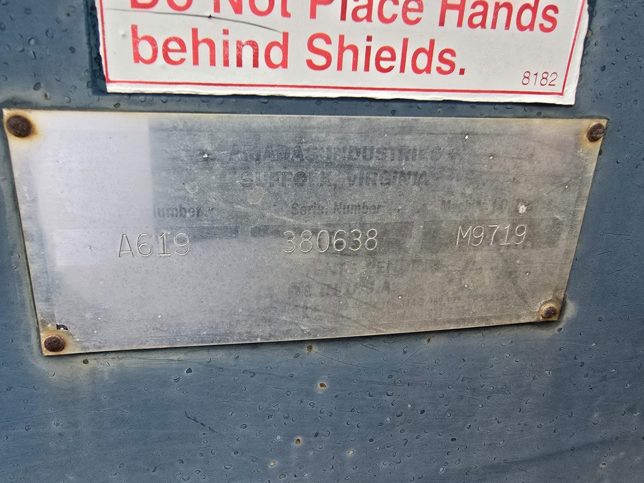 2001 Amadas 2100 Peanut Equipment