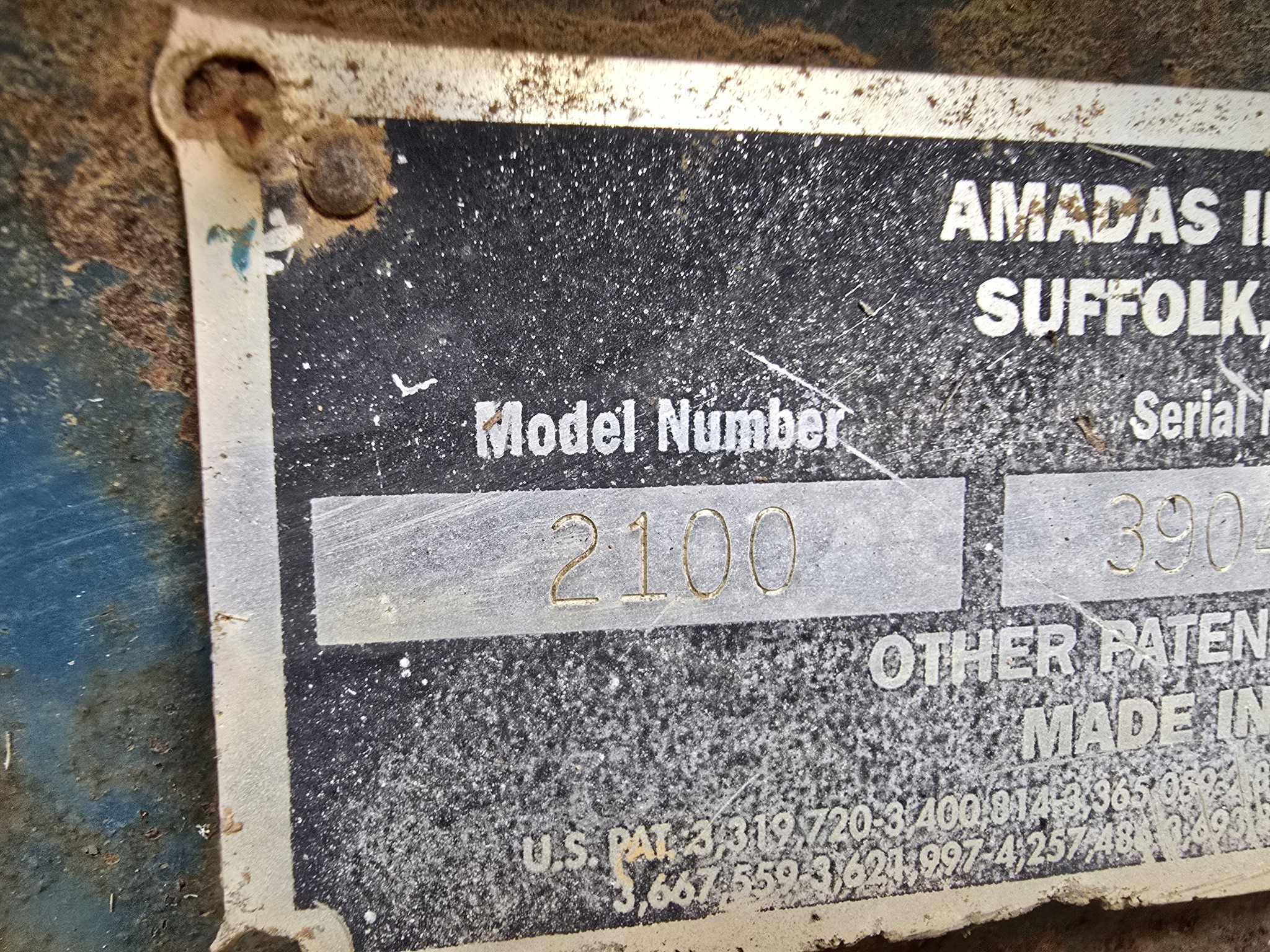 2001 Amadas 2100 Peanut Equipment