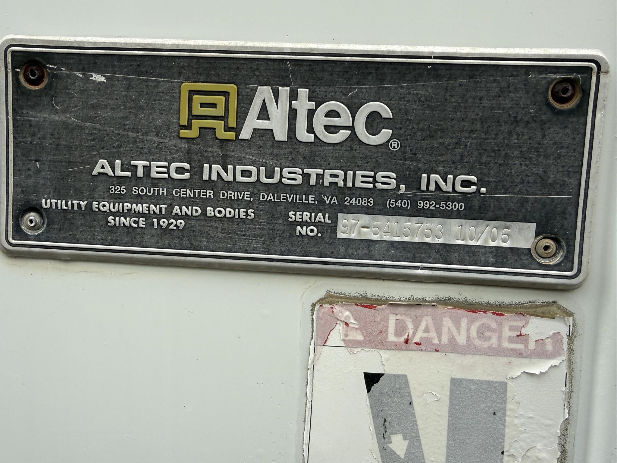 2007 Altec AA755L Crane