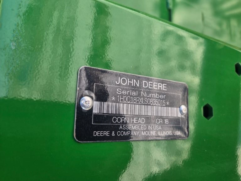 2025 John Deere C18R Corn Head