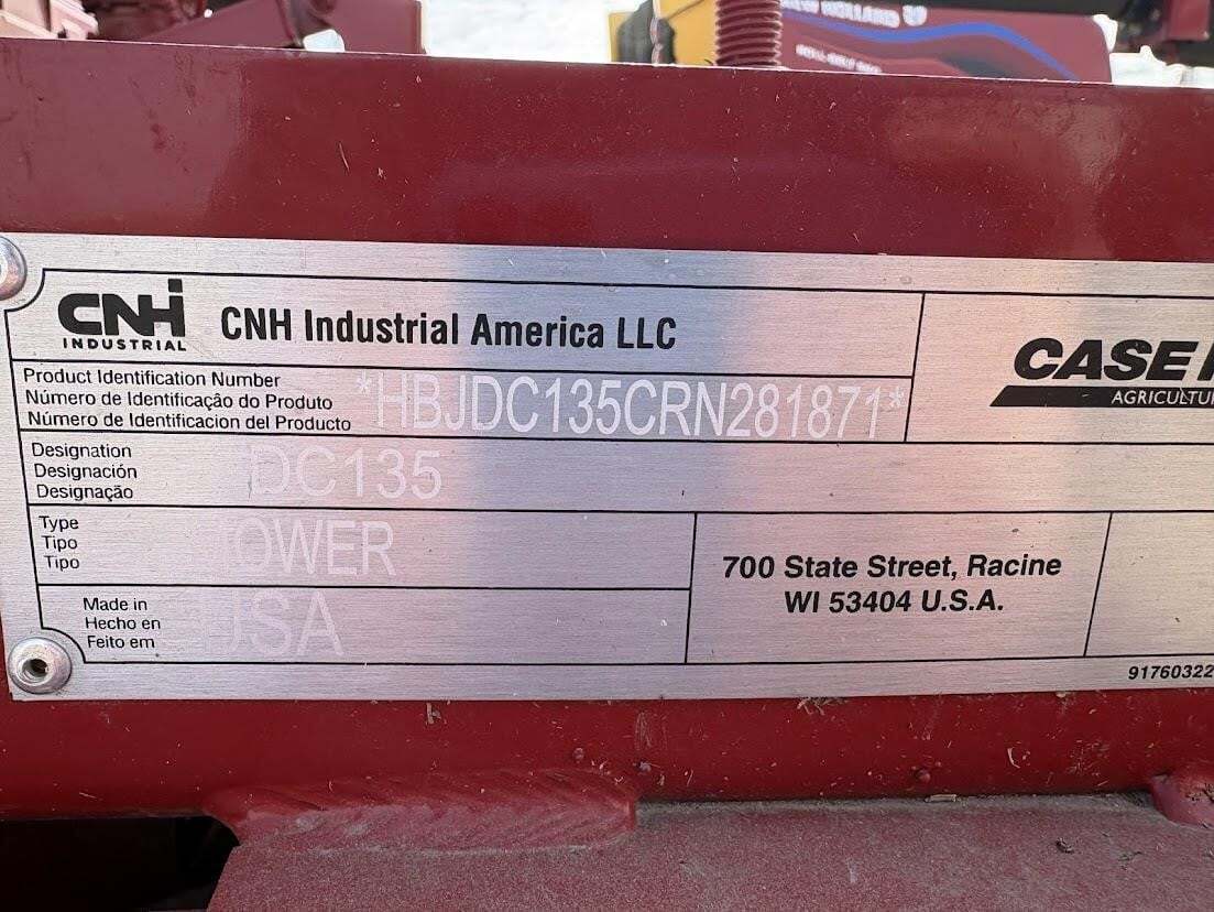 2024 Case IH DC135 Pull-Type Windrowers and Swather
