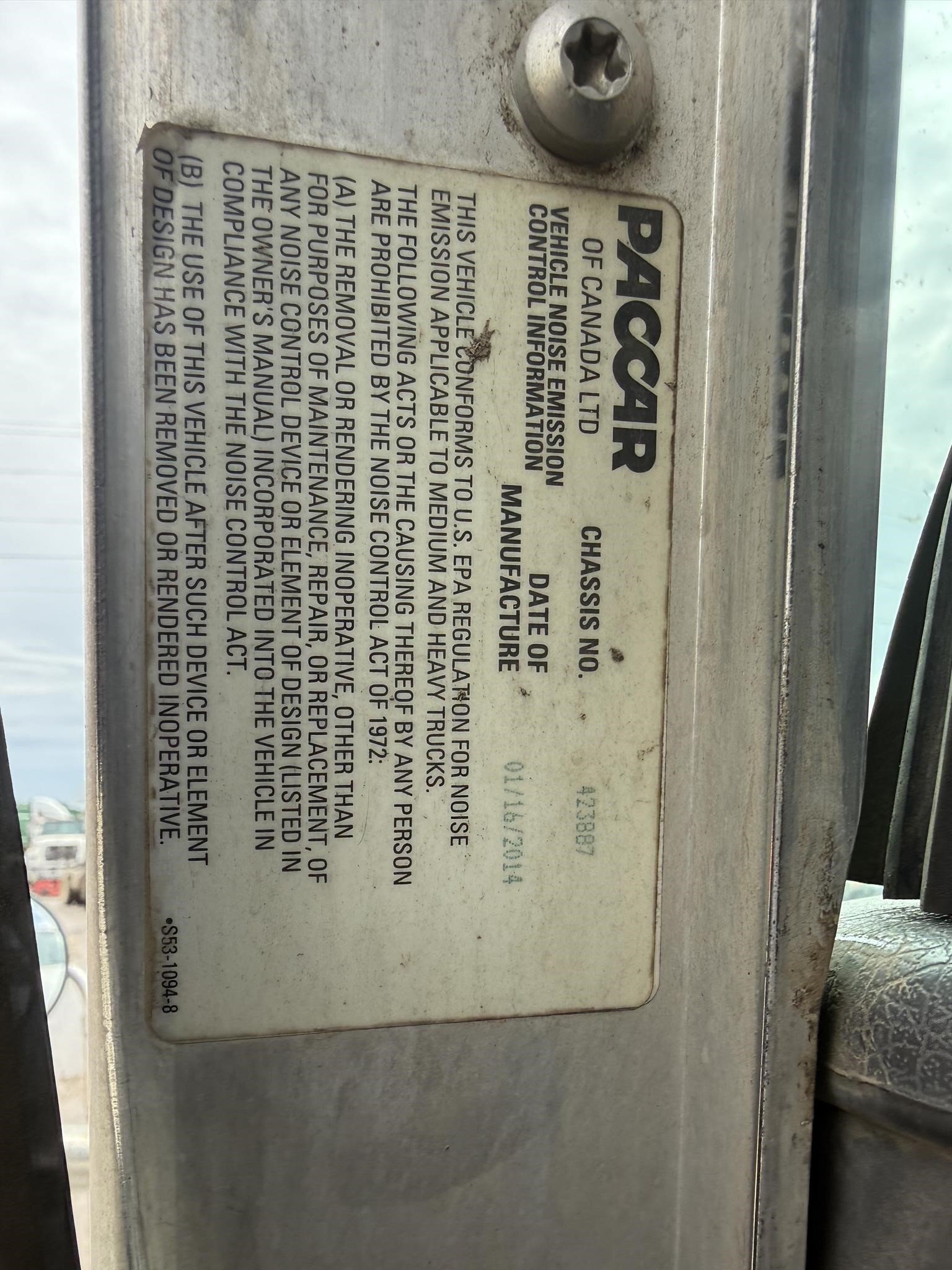 2015 Kenworth T370 Miscellaneous