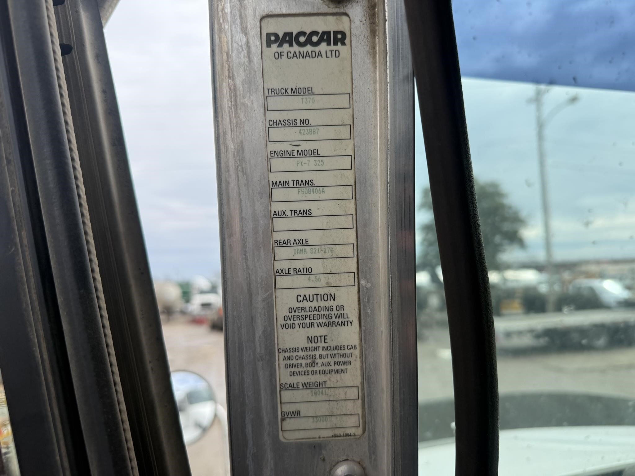 2015 Kenworth T370 Miscellaneous
