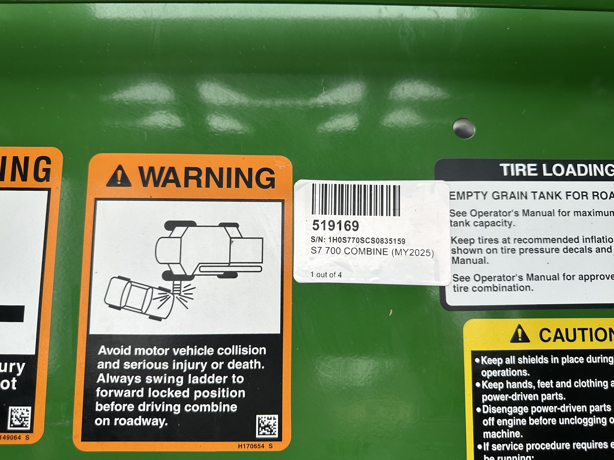 2025 John Deere S7 700 Combine