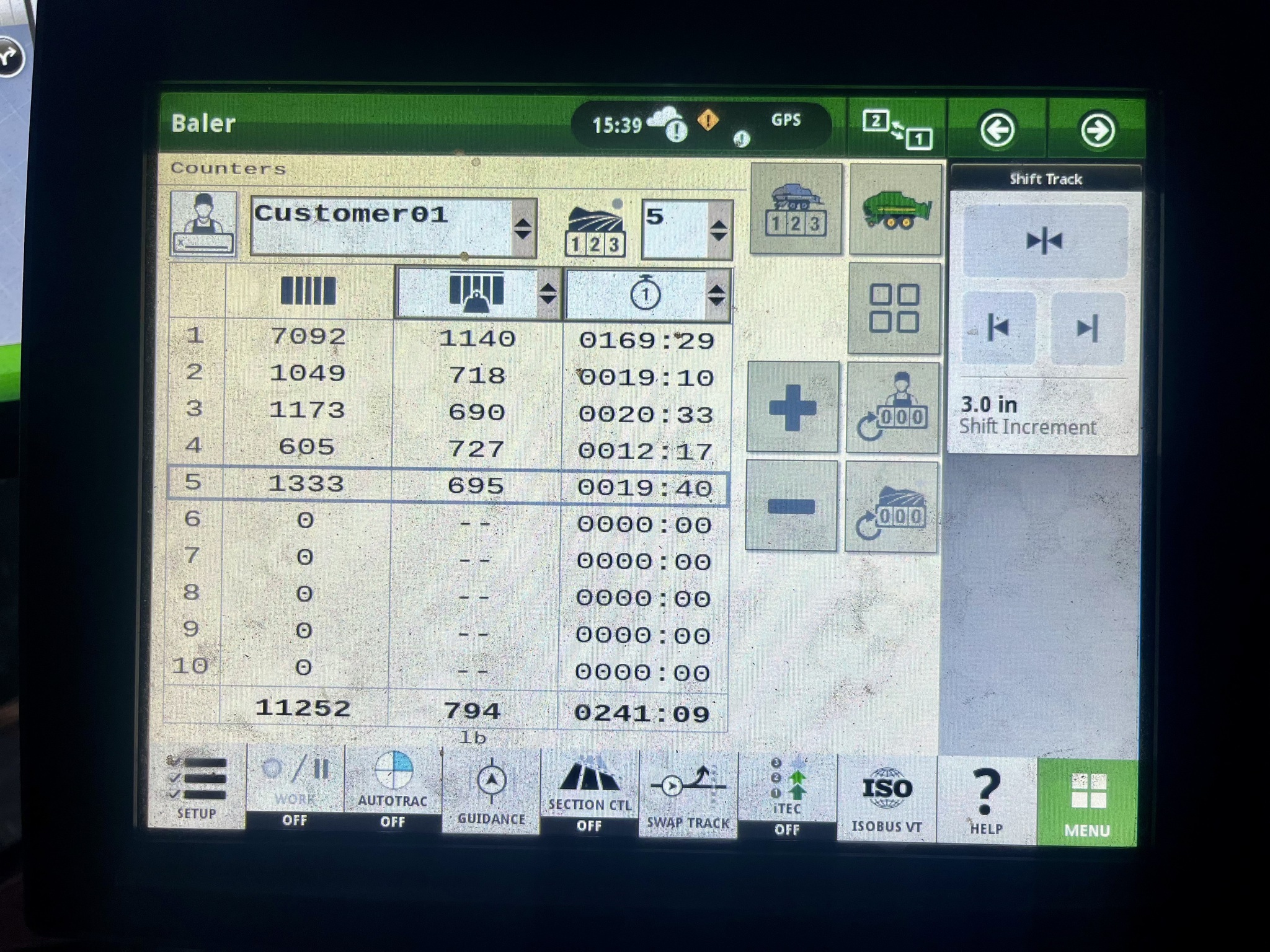 2022 John Deere L341 Big Square Baler