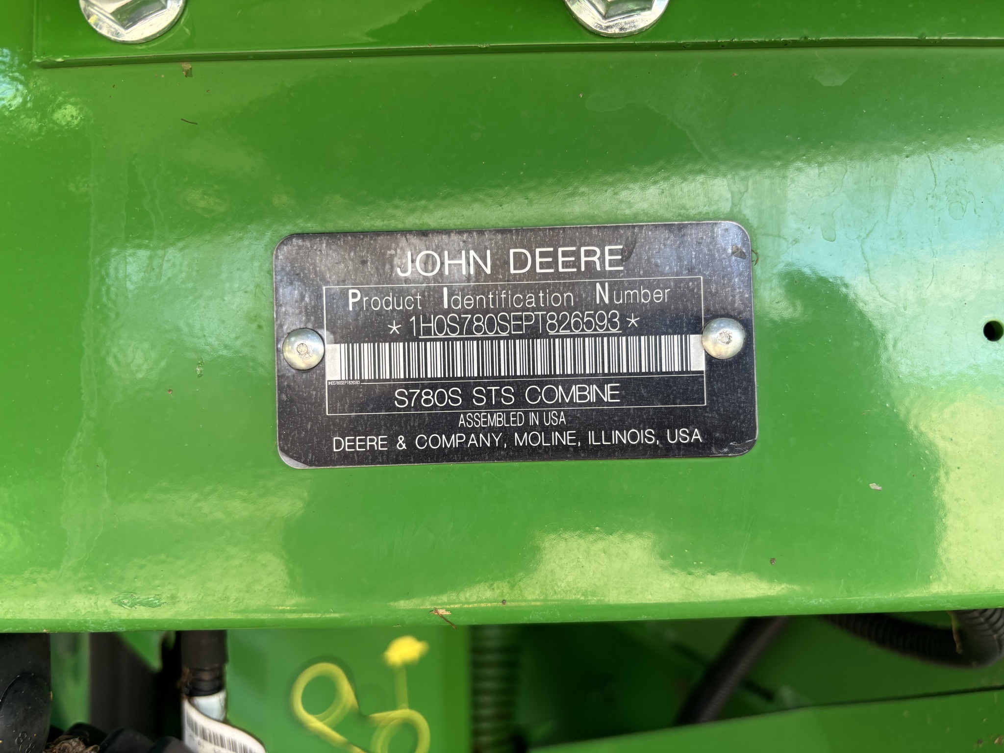 2023 John Deere S780 Combine