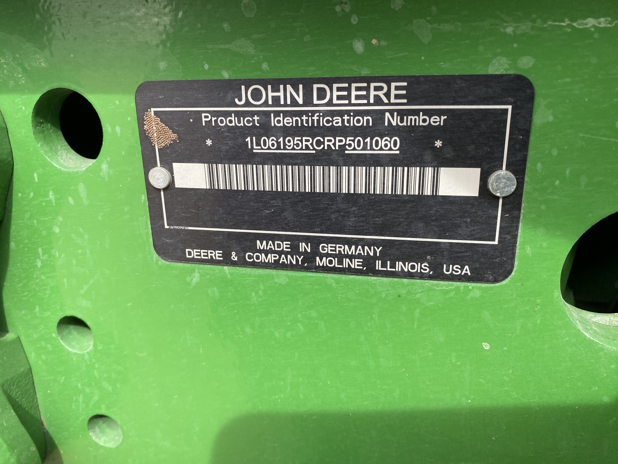 2025 John Deere 6R 195 Tractor