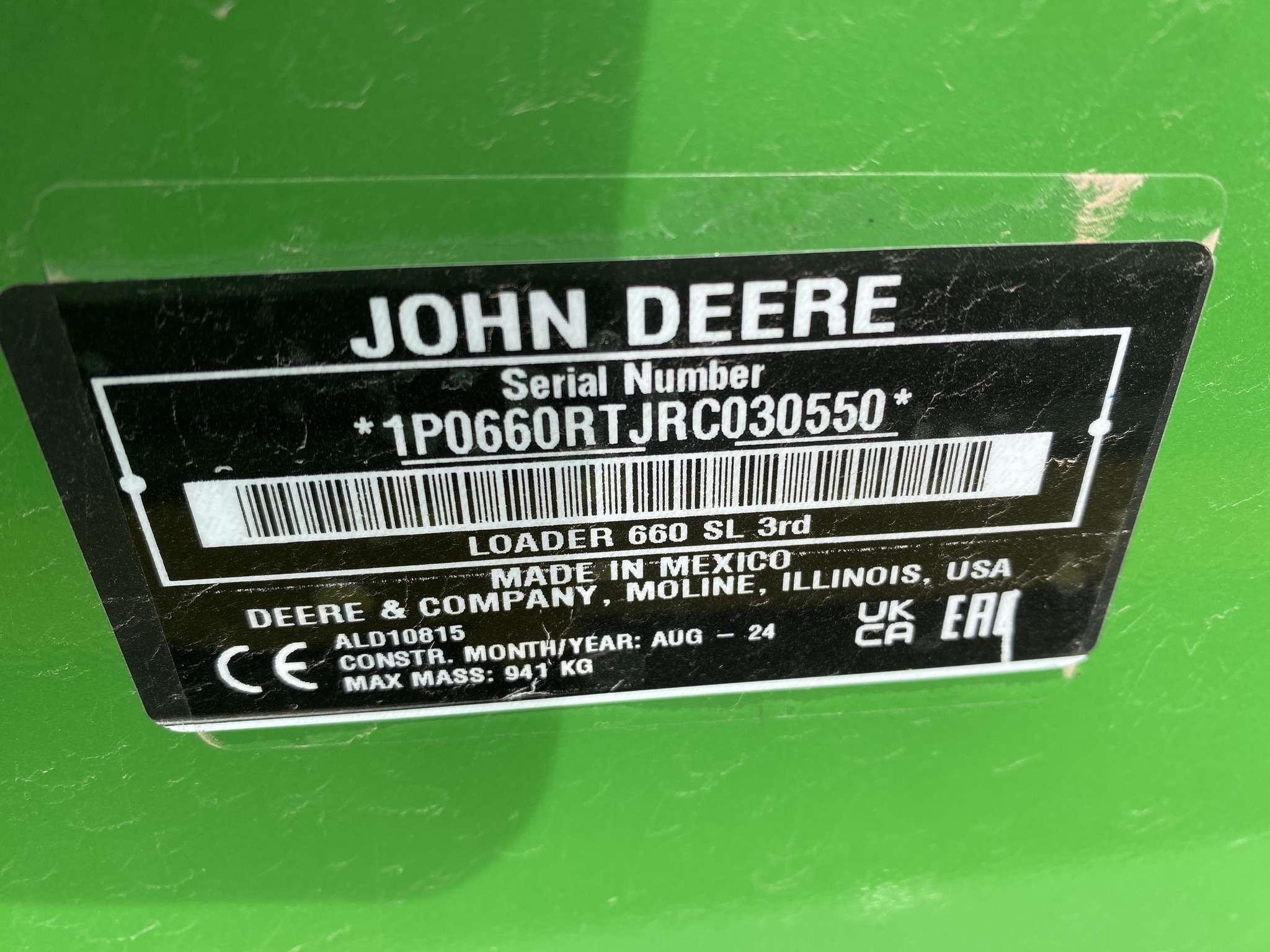 2025 John Deere 6R 195 Tractor