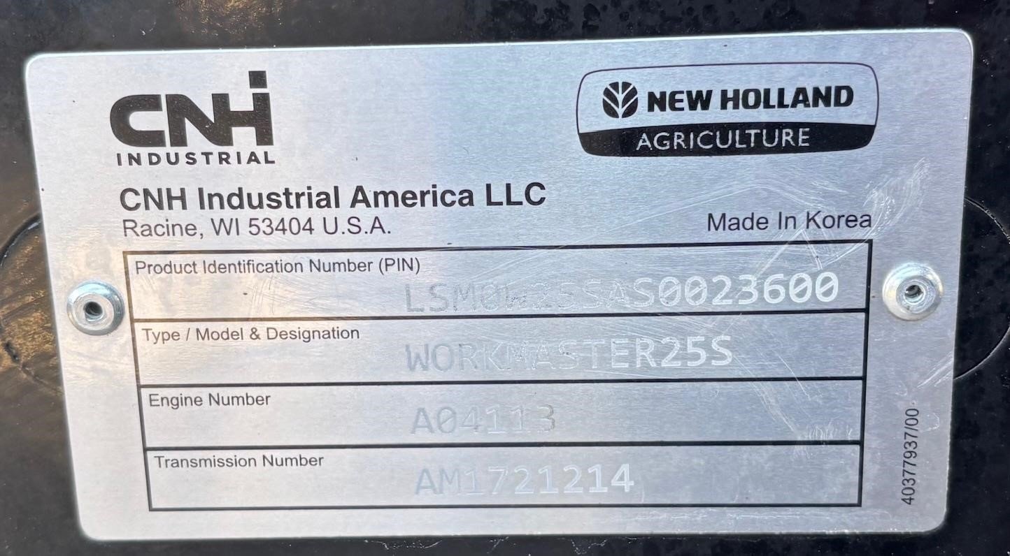 2026 New Holland WORKMASTER 25S Tractor