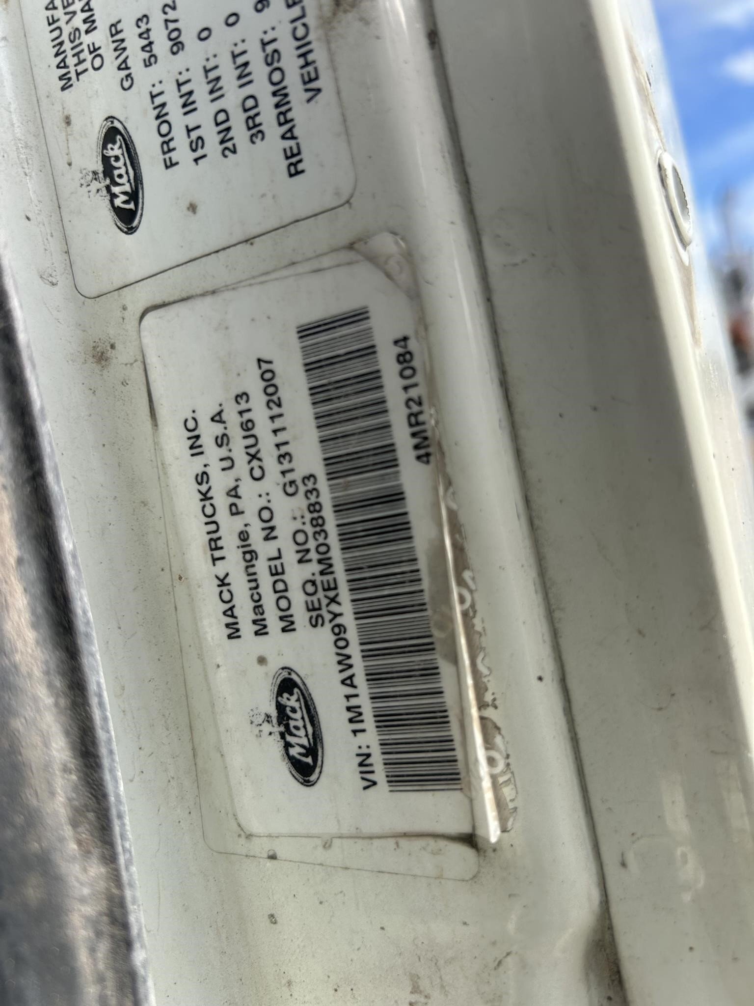 2014 Mack PINNACLE CXU613 Semi Trucks/Trailer