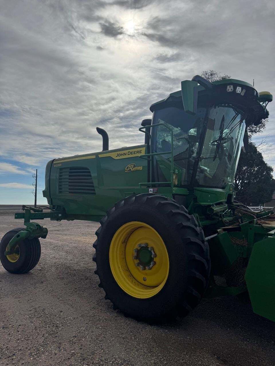 2024 John Deere W235R Self-Propelled Windrowers and Swather
