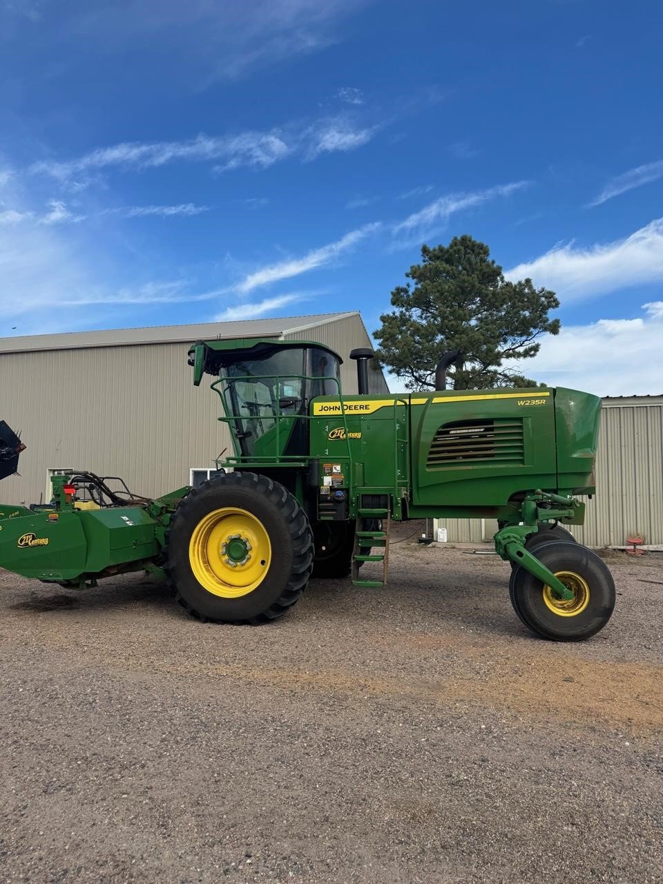 2024 John Deere W235R Self-Propelled Windrowers and Swather