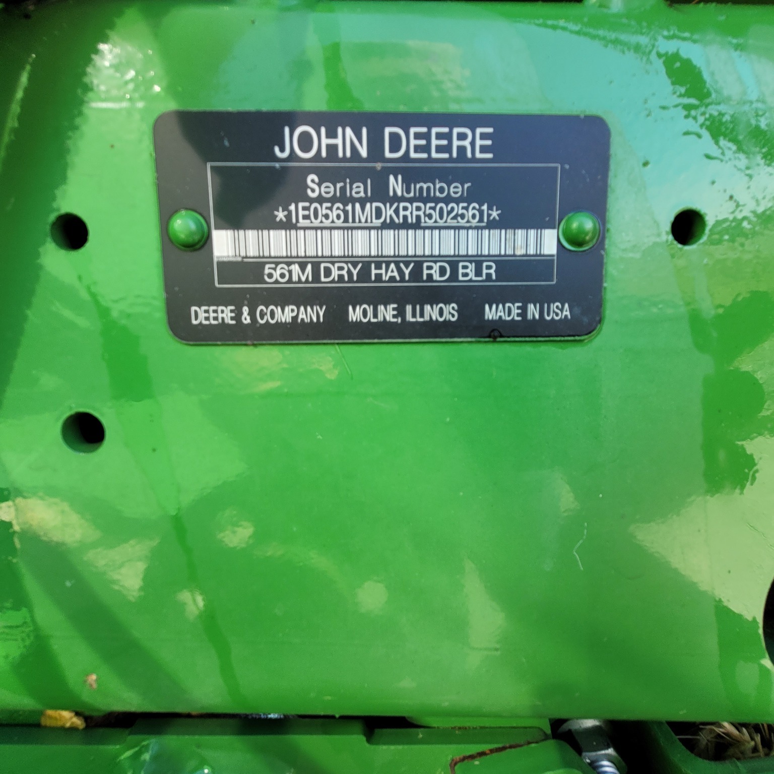2024 John Deere 561M Round Baler