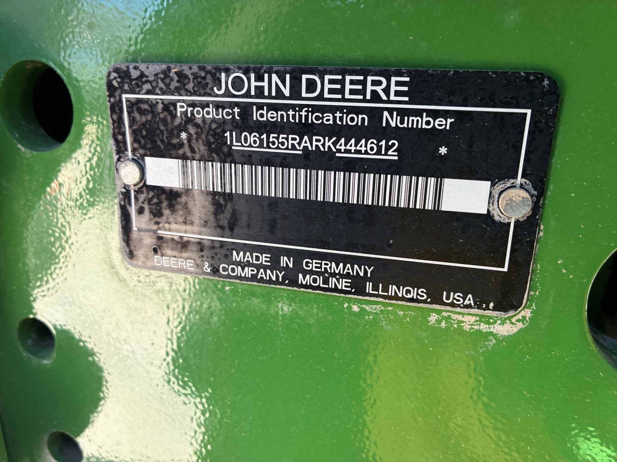 2025 John Deere 6R 155 Tractor