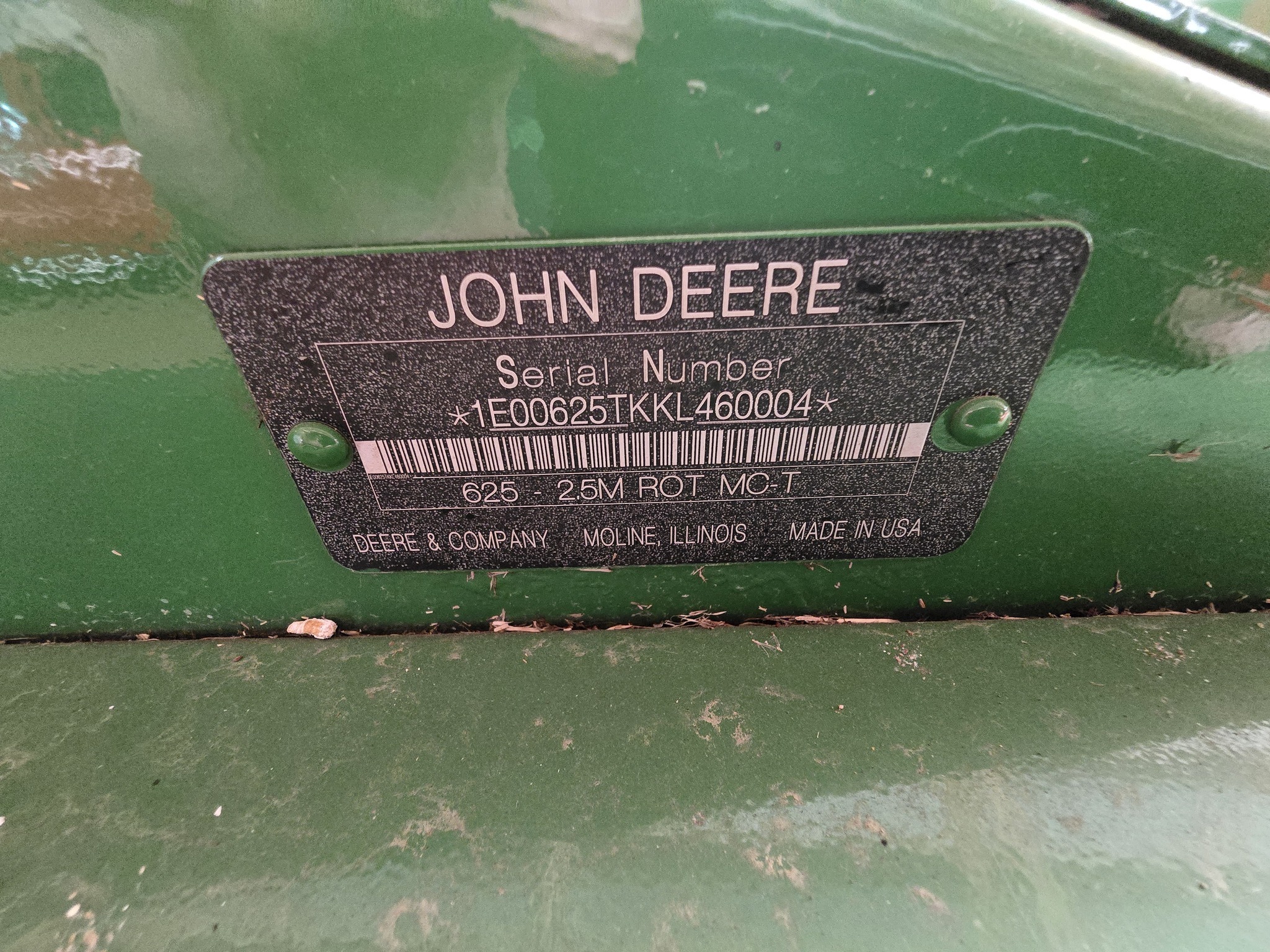 2020 John Deere 625F Platform