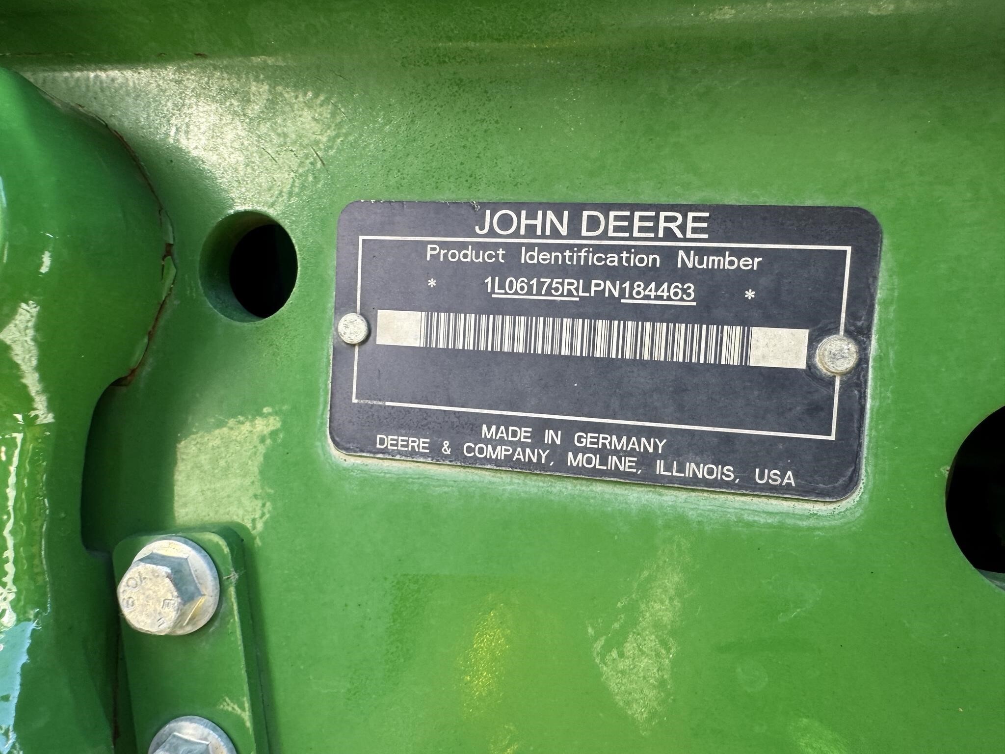2023 John Deere 6R 175 Tractor