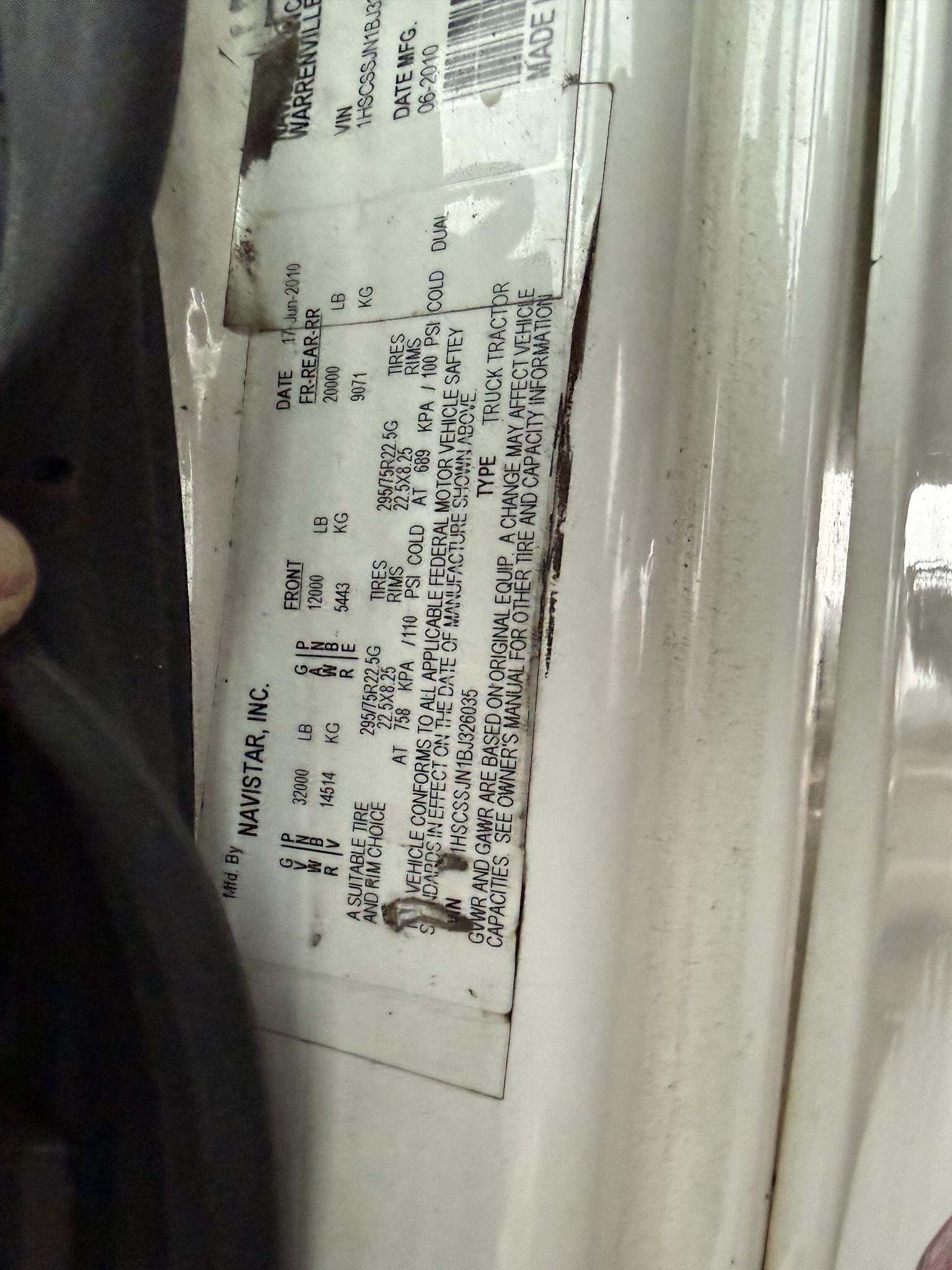 2011 International ProStar Semi Trucks/Trailer