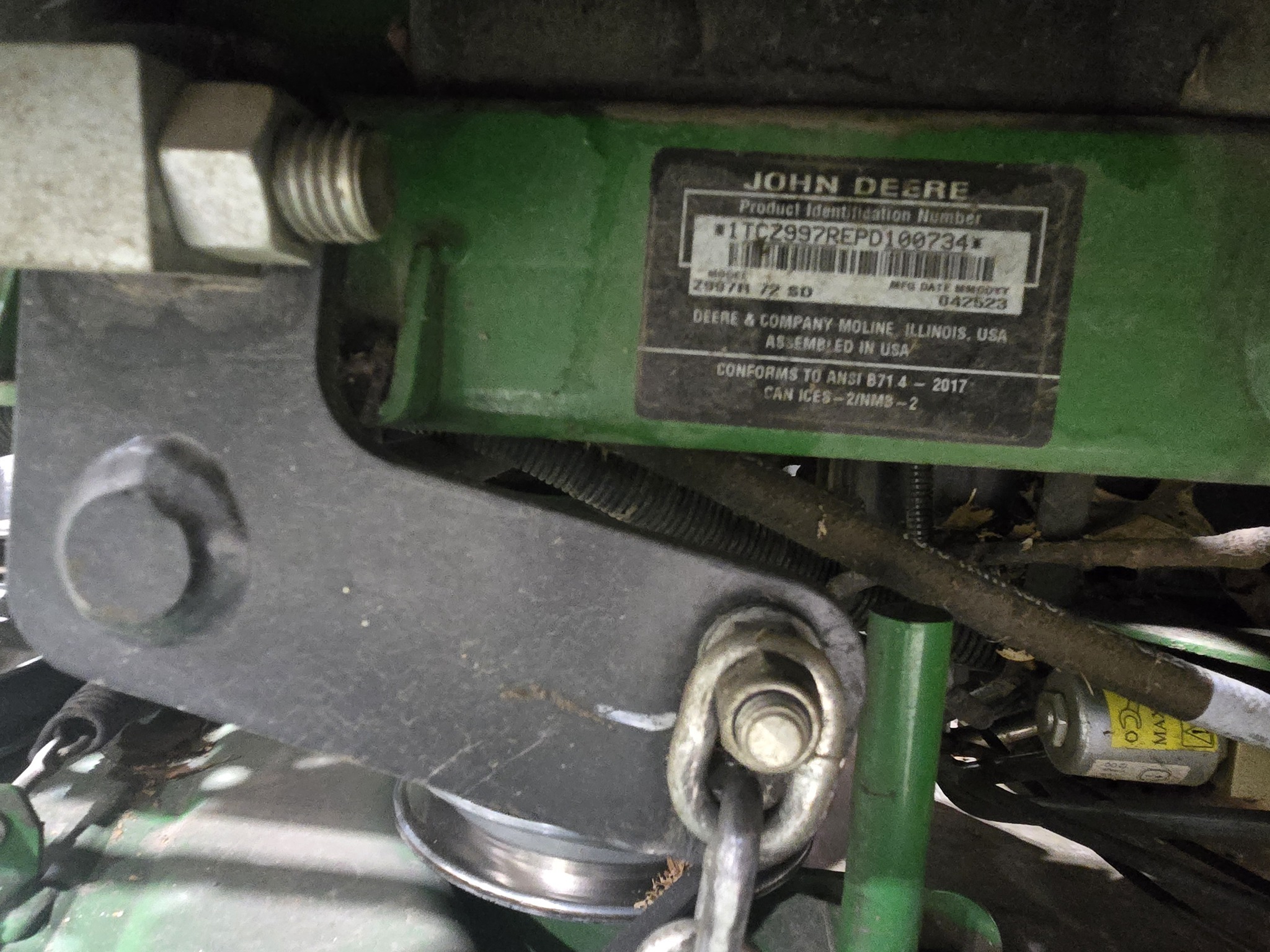 2023 John Deere Z997R Lawn Mower