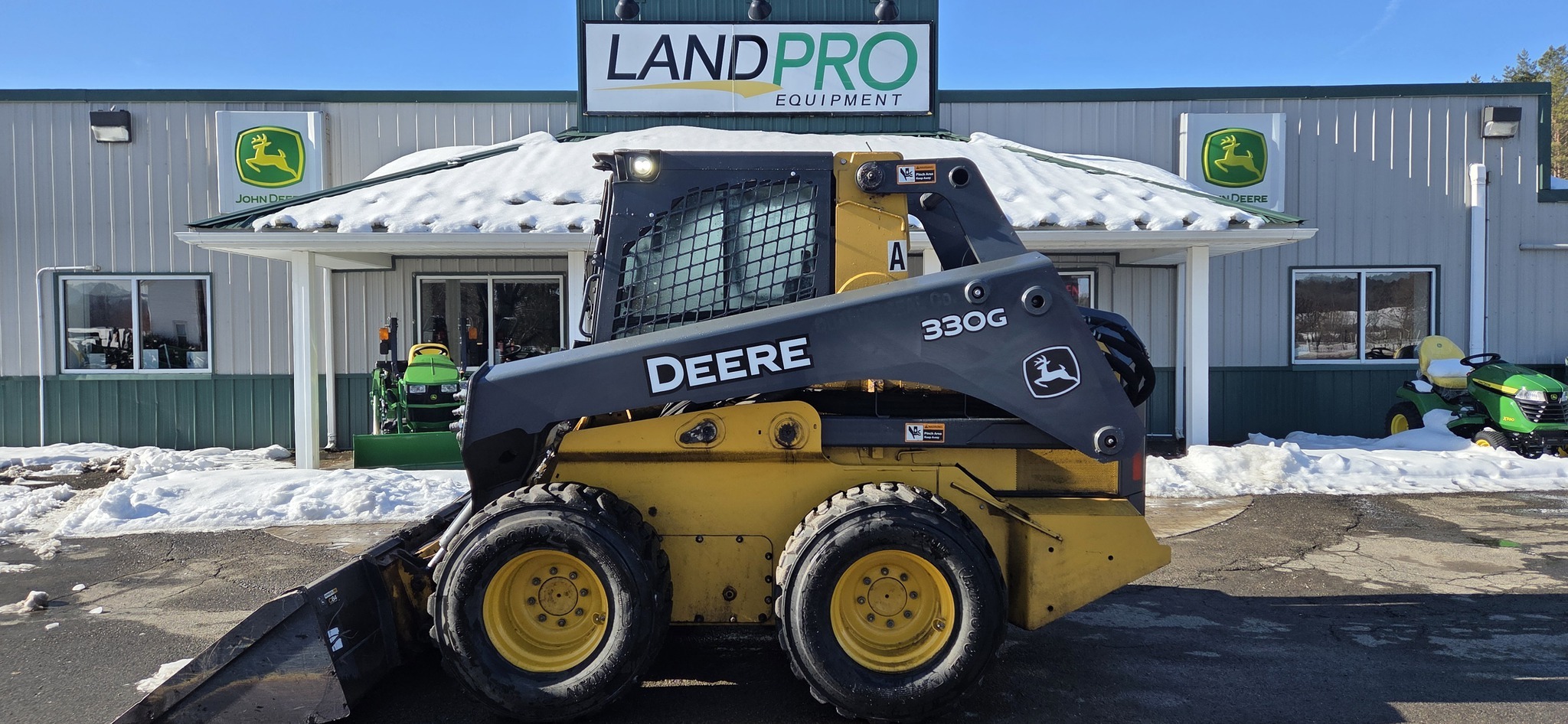 2018 Deere 330G Skid Steer