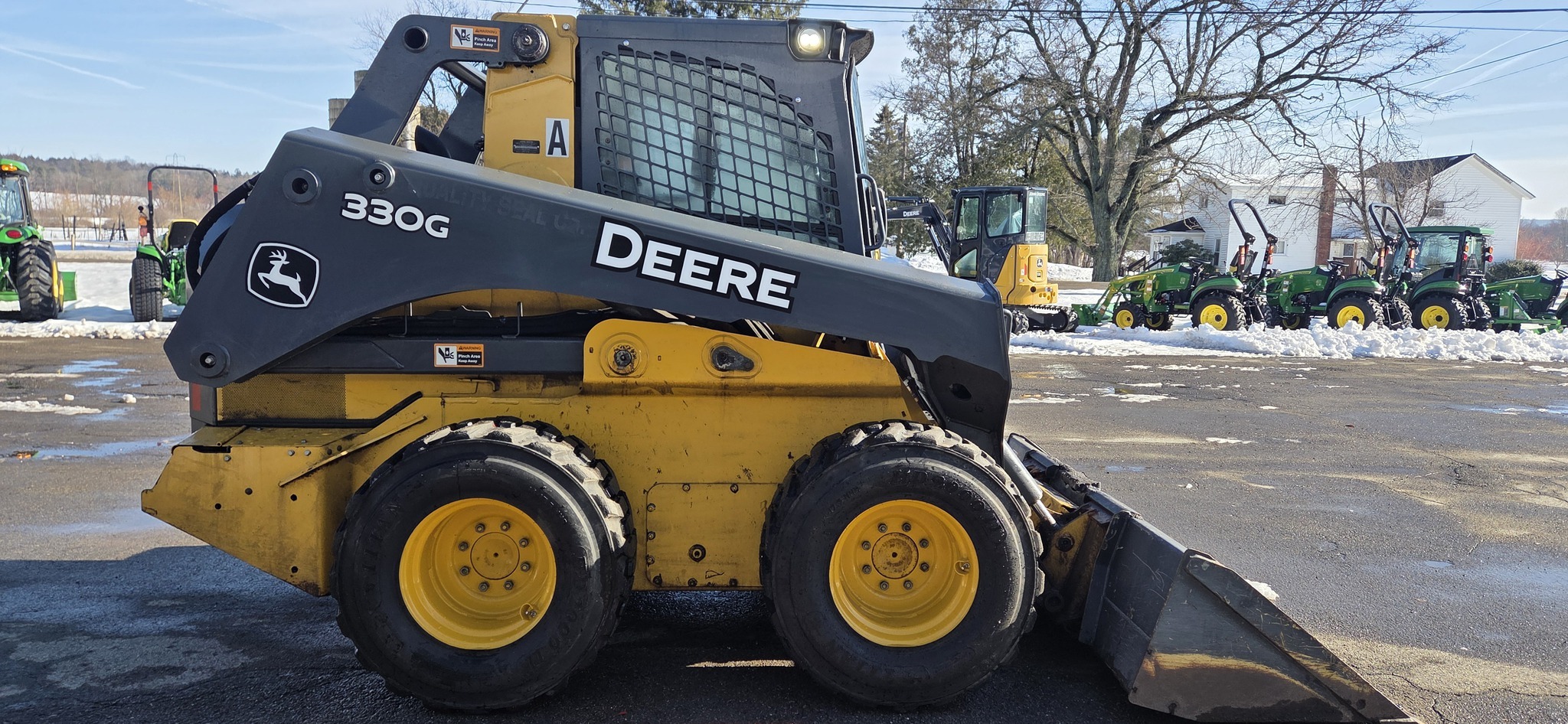 2018 Deere 330G Skid Steer