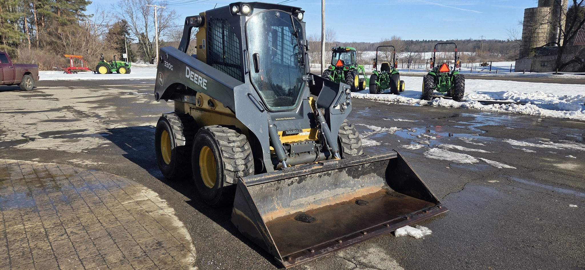 2018 Deere 330G Skid Steer