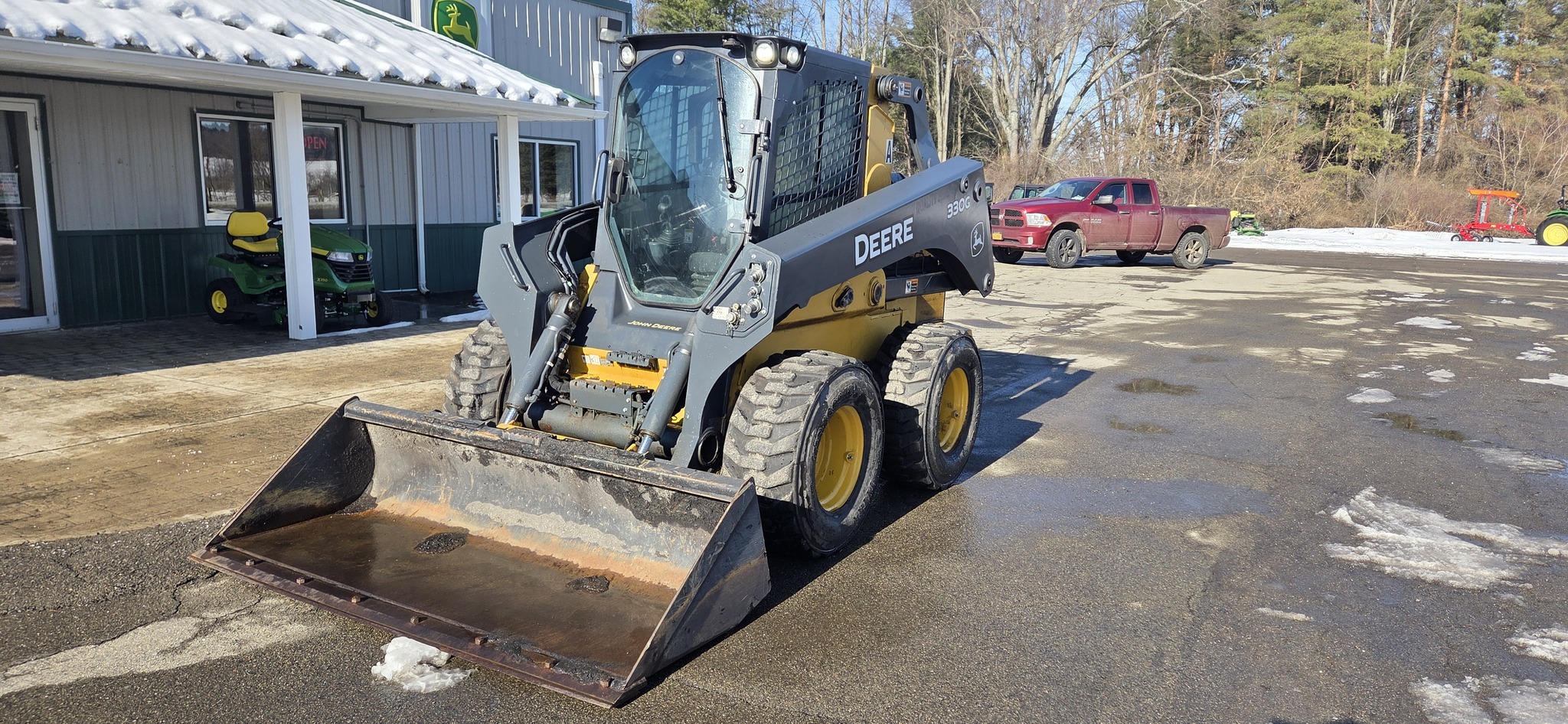 2018 Deere 330G Skid Steer