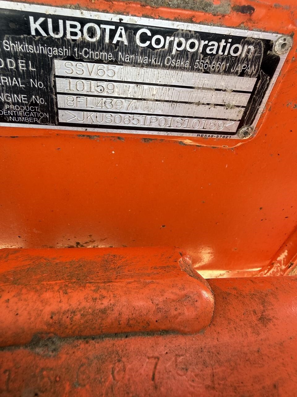 2016 Kubota SSV65 Skid Steer