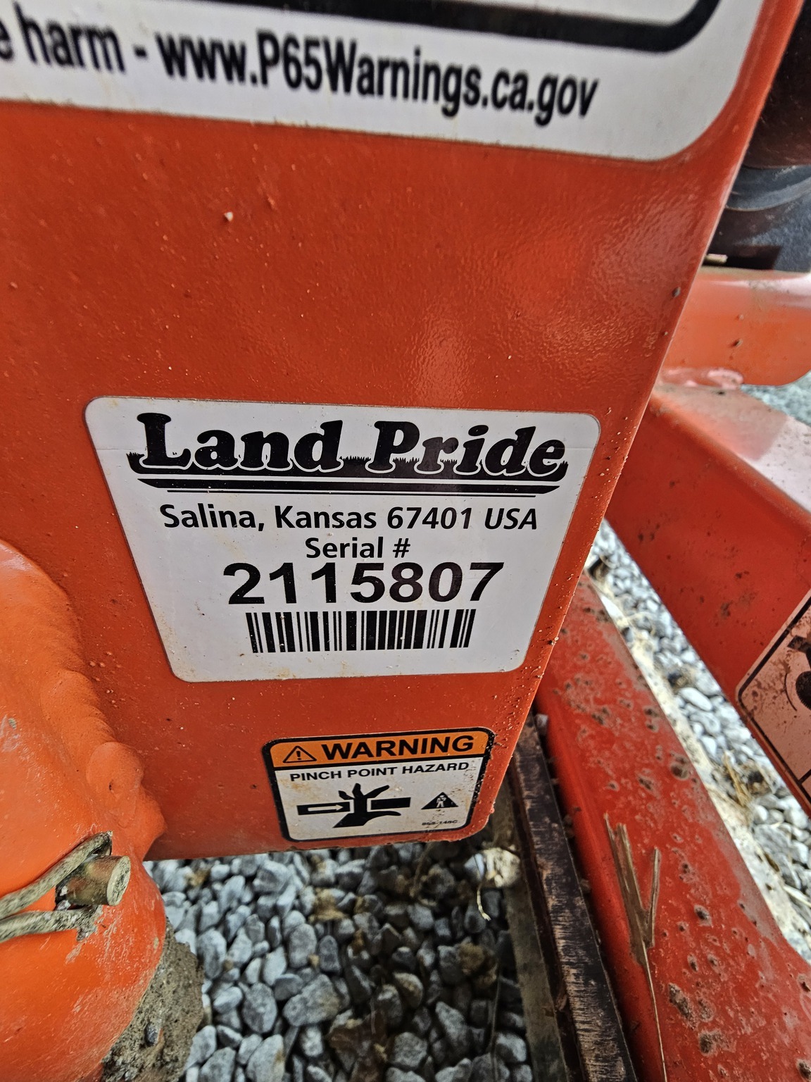 2023 Land Pride PR1060 Rotary Hoe