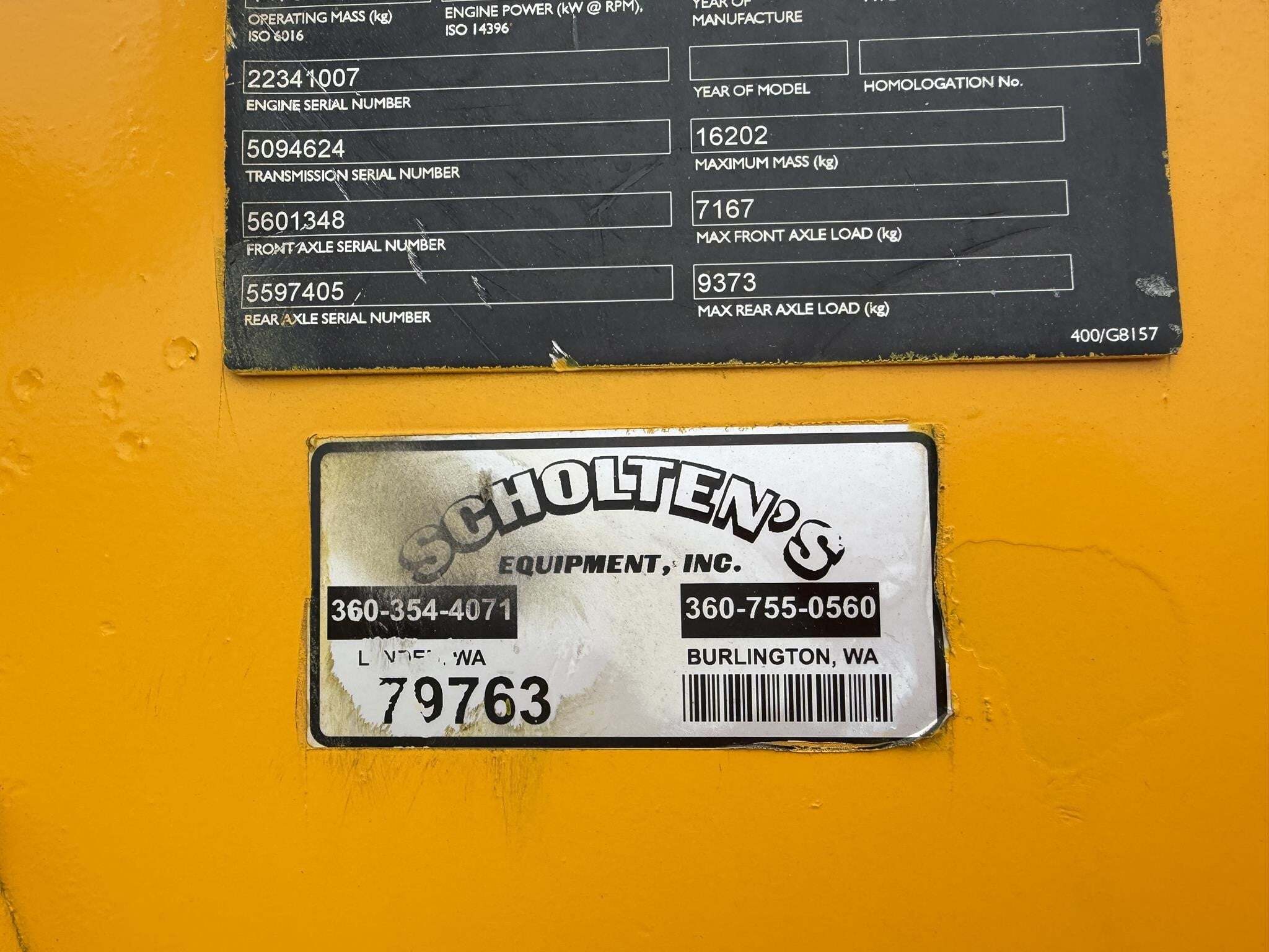 2020 JCB 437 AGRI Wheel Loader
