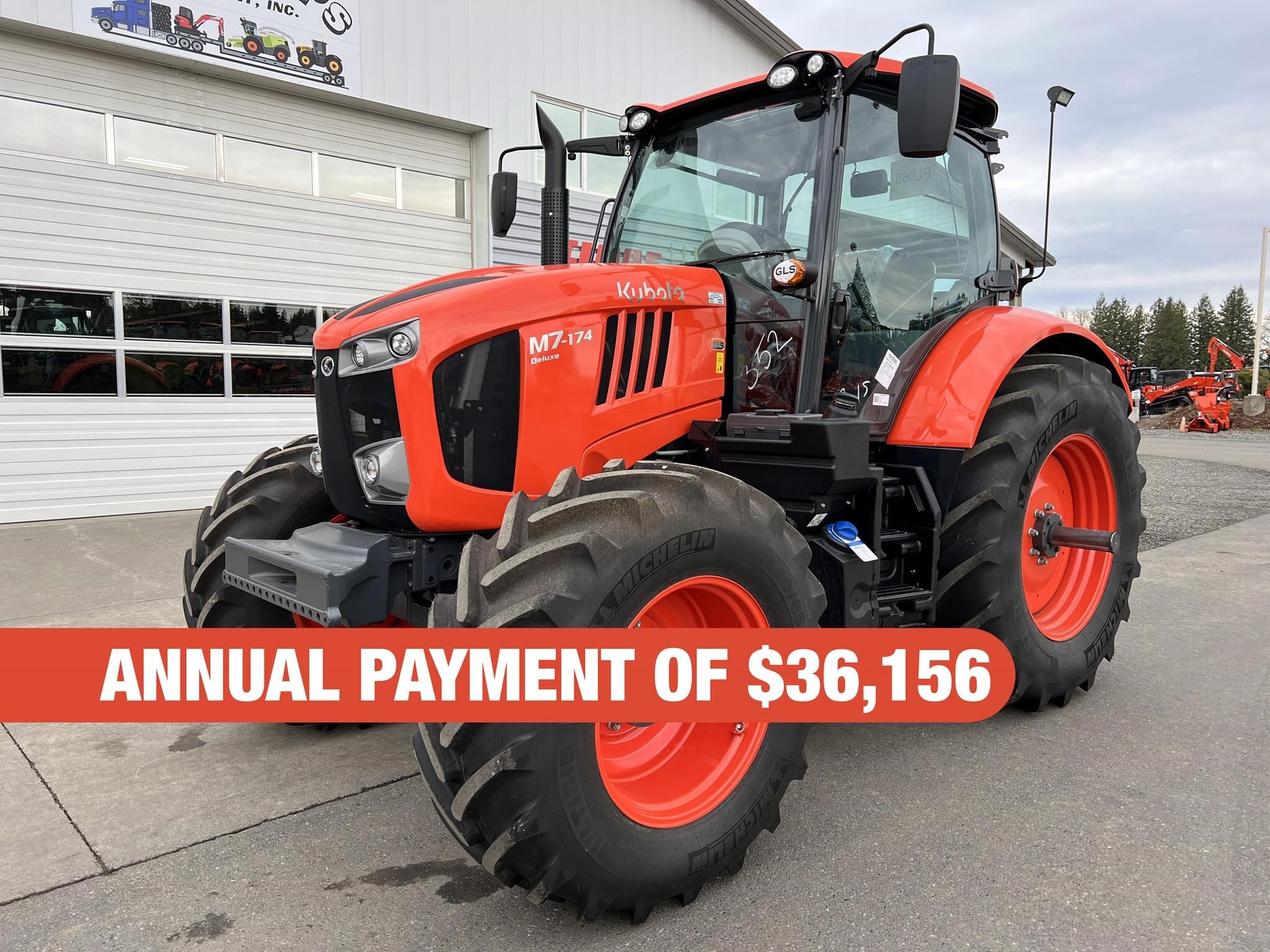 2023 Kubota M7-174 DELUXE Tractor - $36,156 | Machinery Pete
