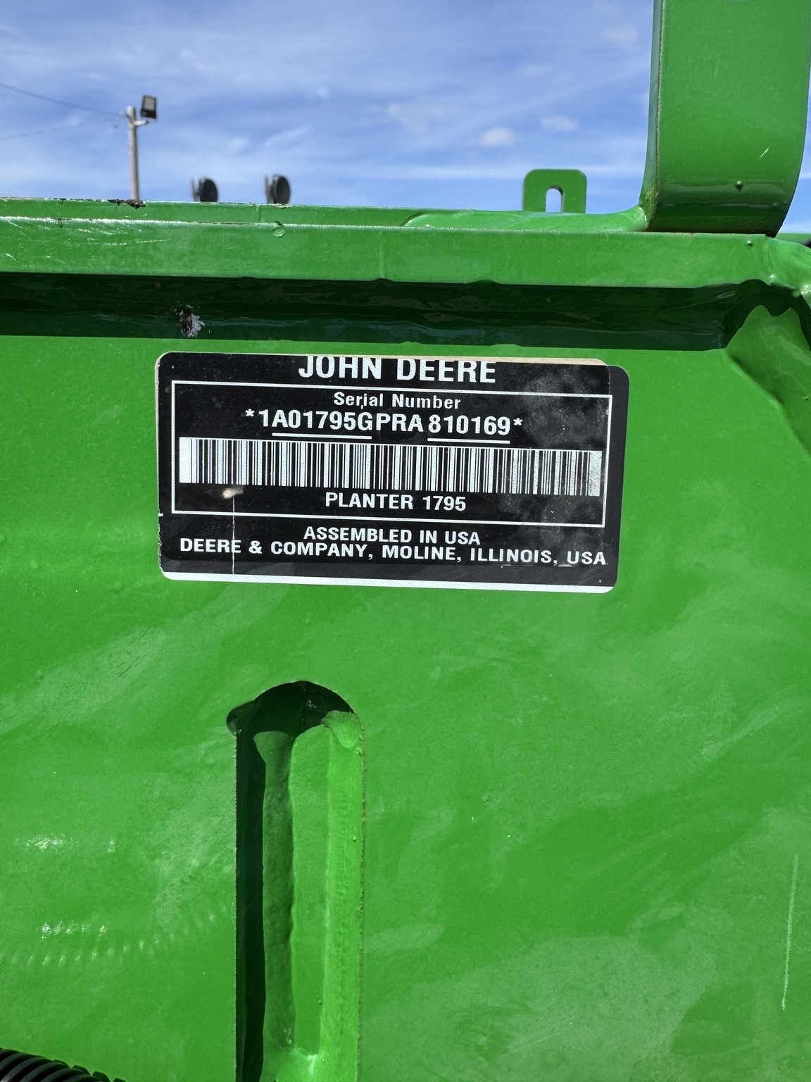 2025 John Deere 1795 Planter