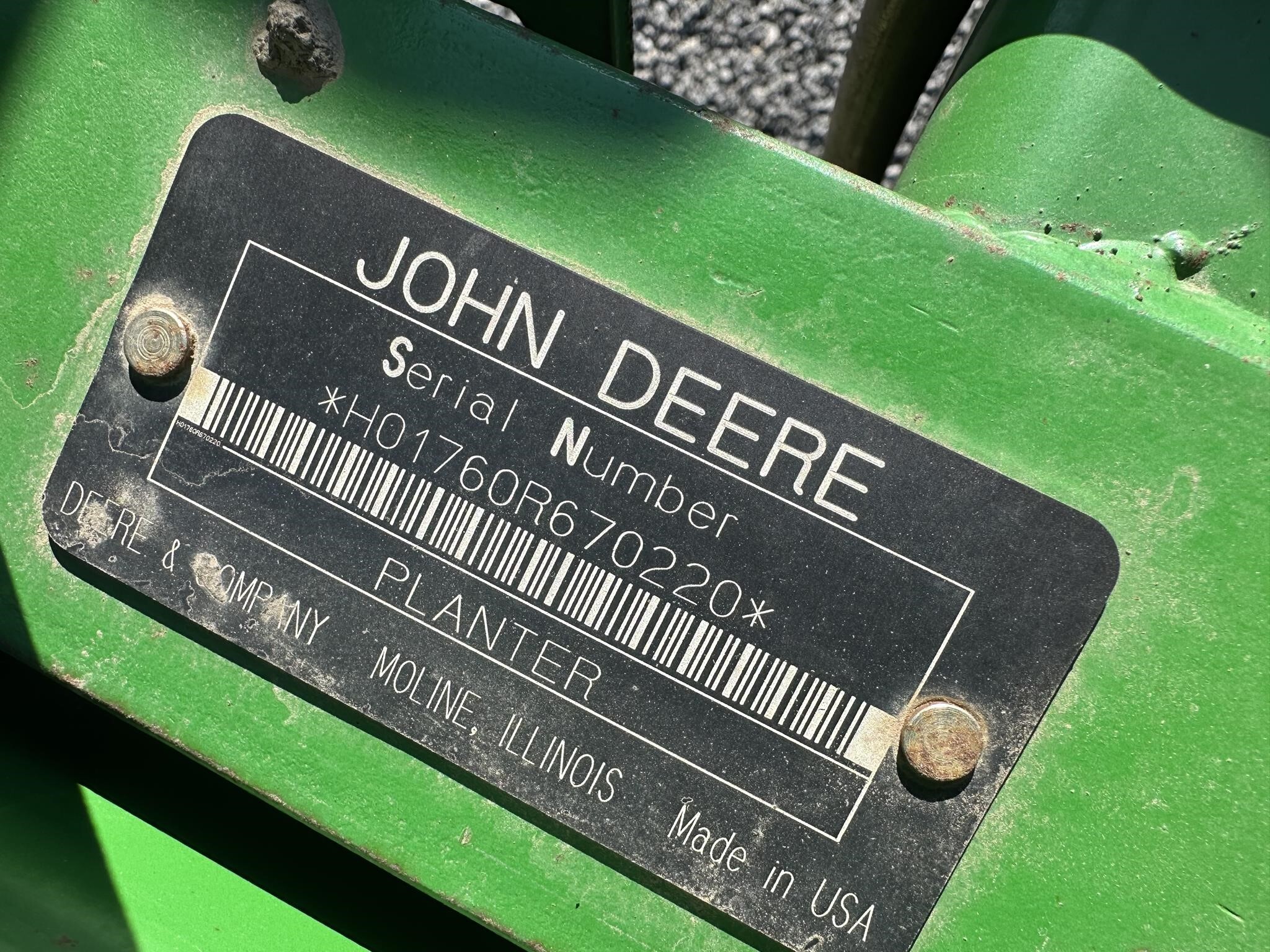  John Deere 1760 Planter