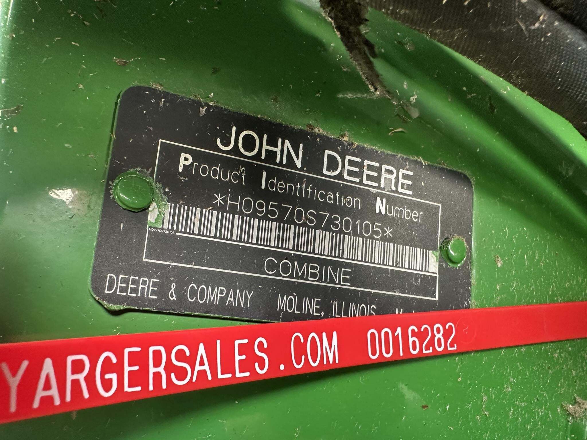 2008 John Deere 9570 STS Combine