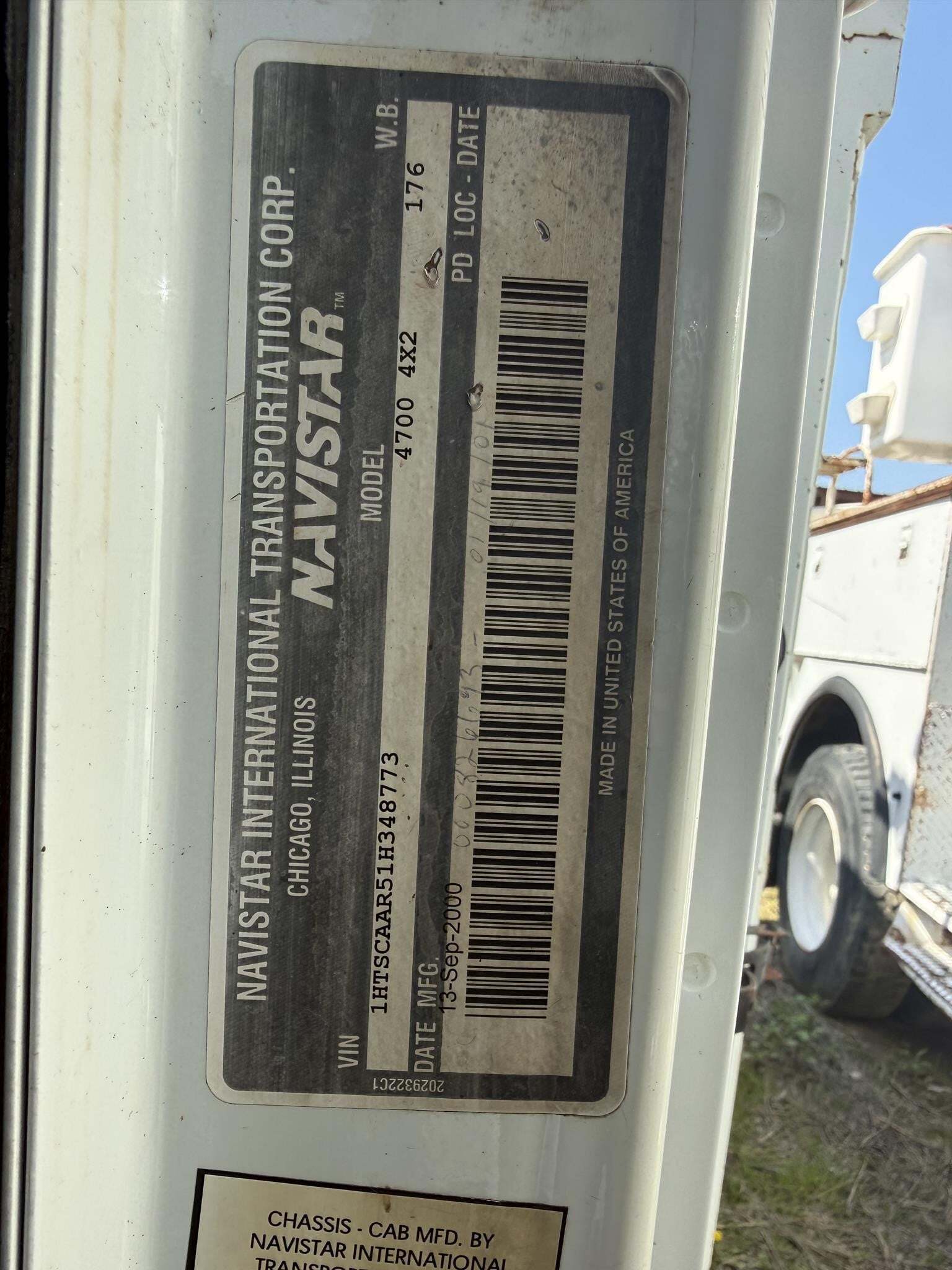 2001 Altec DM45BTR Crane