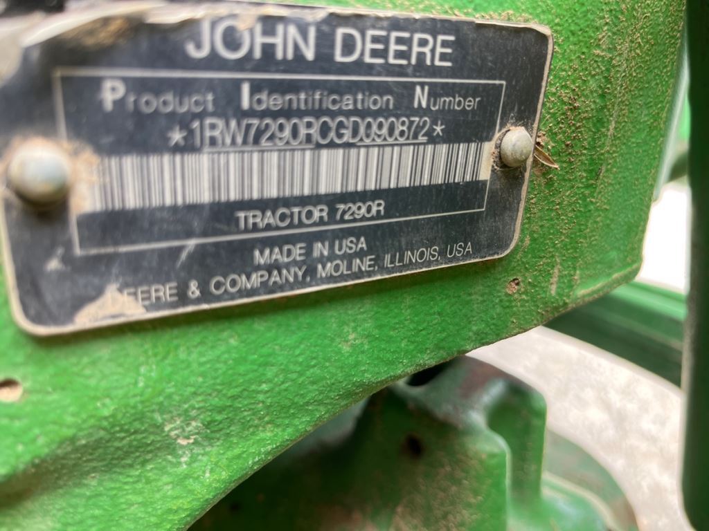 2016 John Deere 7290R Tractor