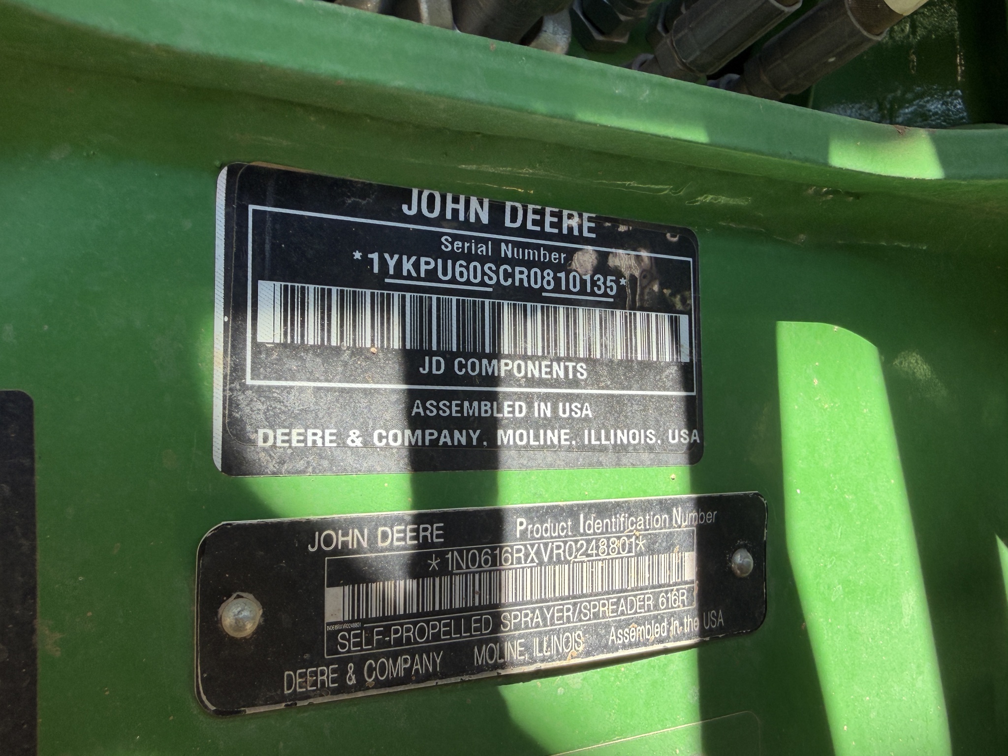 2024 John Deere 616R Self-Propelled Sprayer