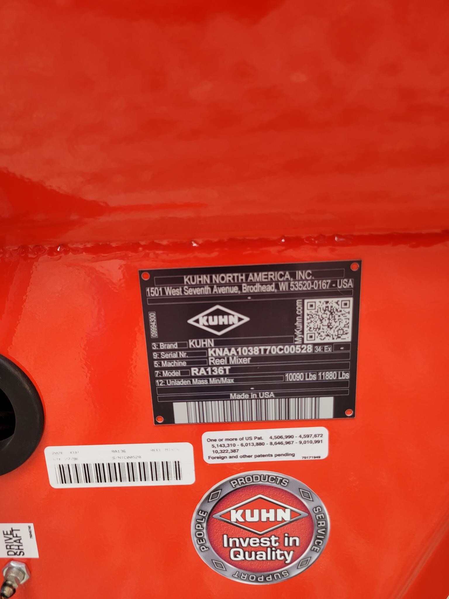 2026 Kuhn Knight RA136 Grinders and Mixer