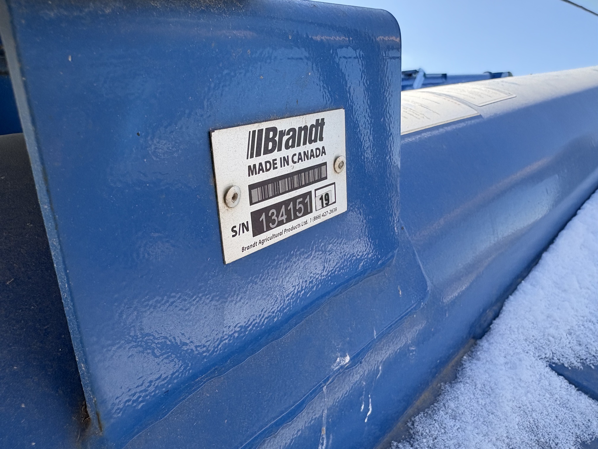 2019 Brandt 1547LP+ Augers and Conveyor