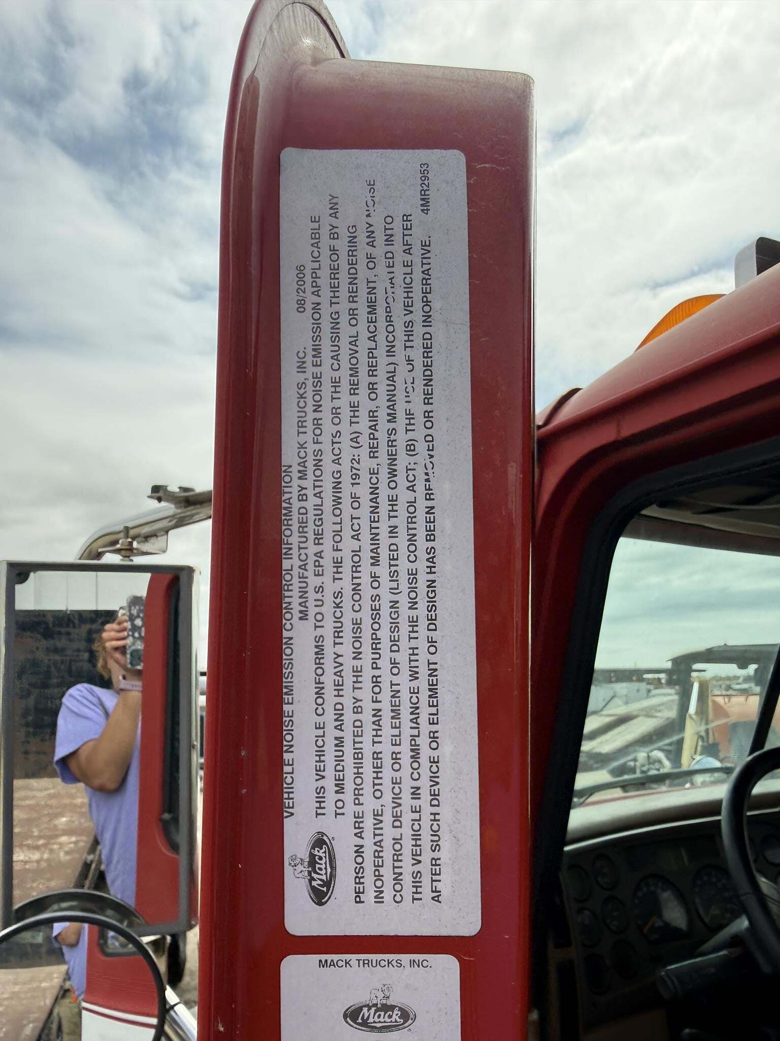 2007 Mack Granite CV713 Dump Trucks/Trailer